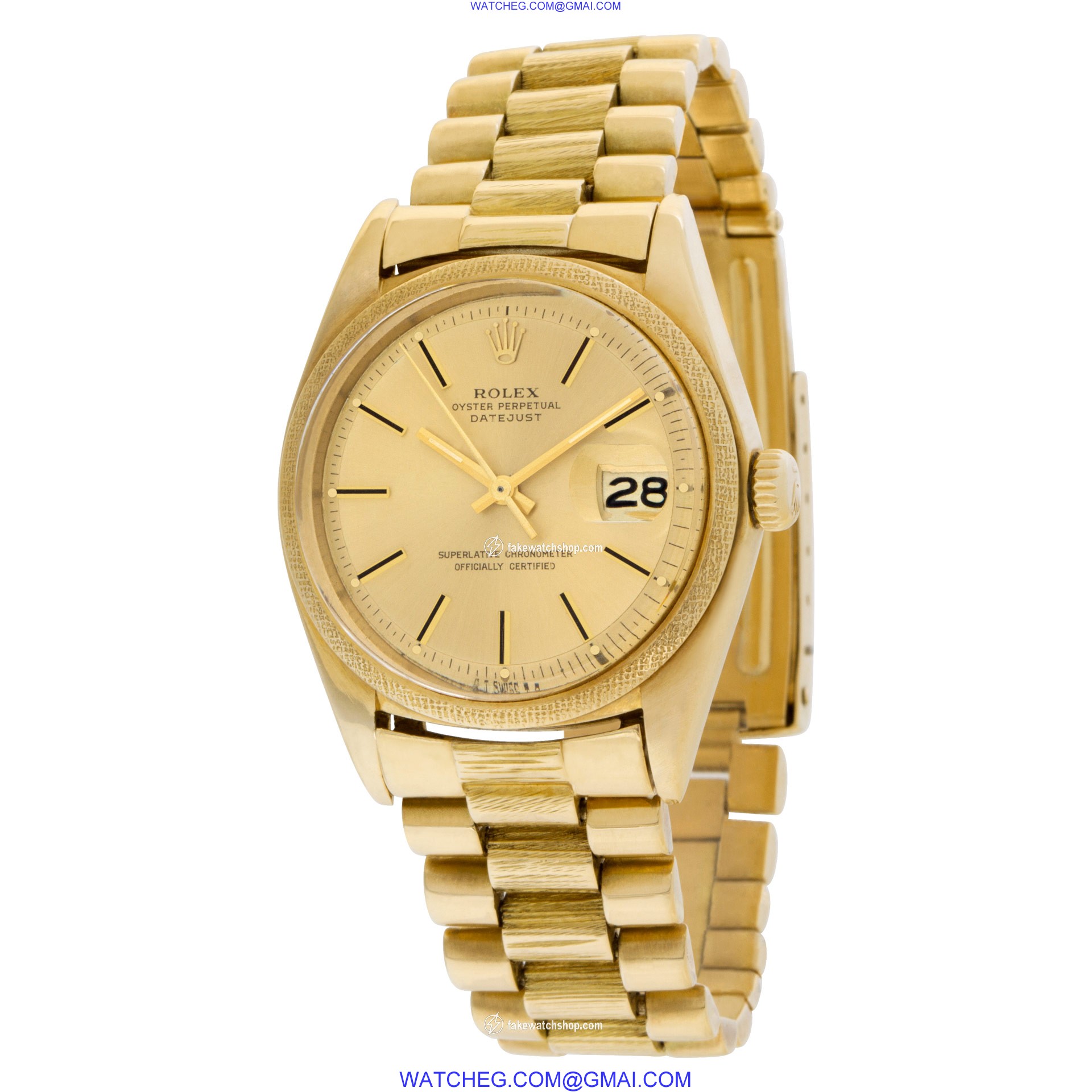 Rolex 1611 Datejust Automatic Male 18k yellow gold 3
