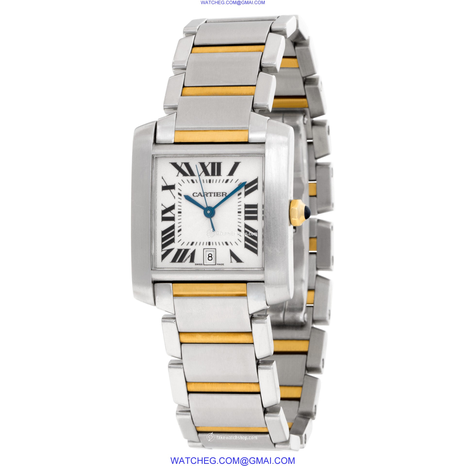 Cartier W51005Q4 Tank Francaise Automatic Unisex Stainless Steel 3