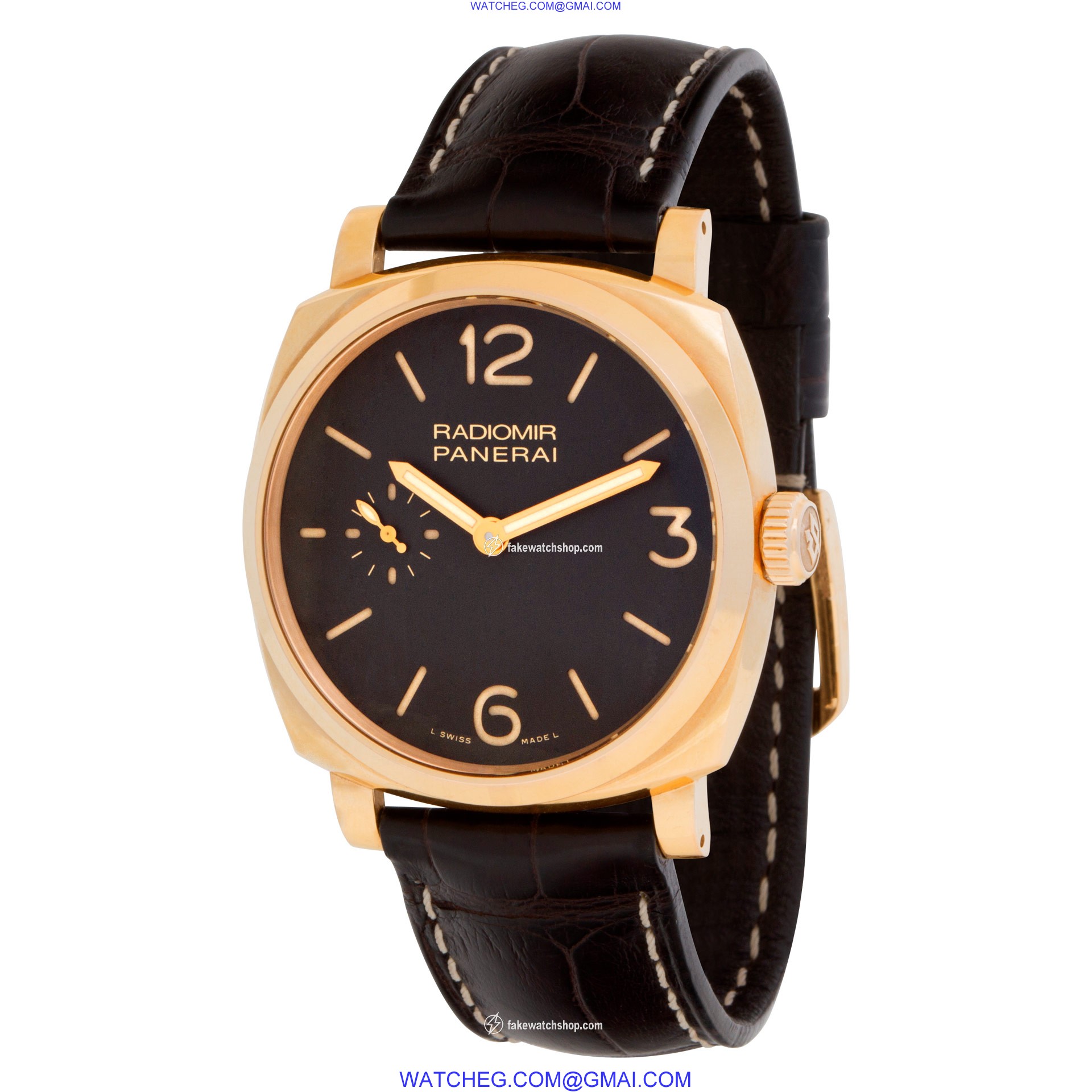 Panerai PAM 439 Radiomir Manual Male 18k rose gold 3