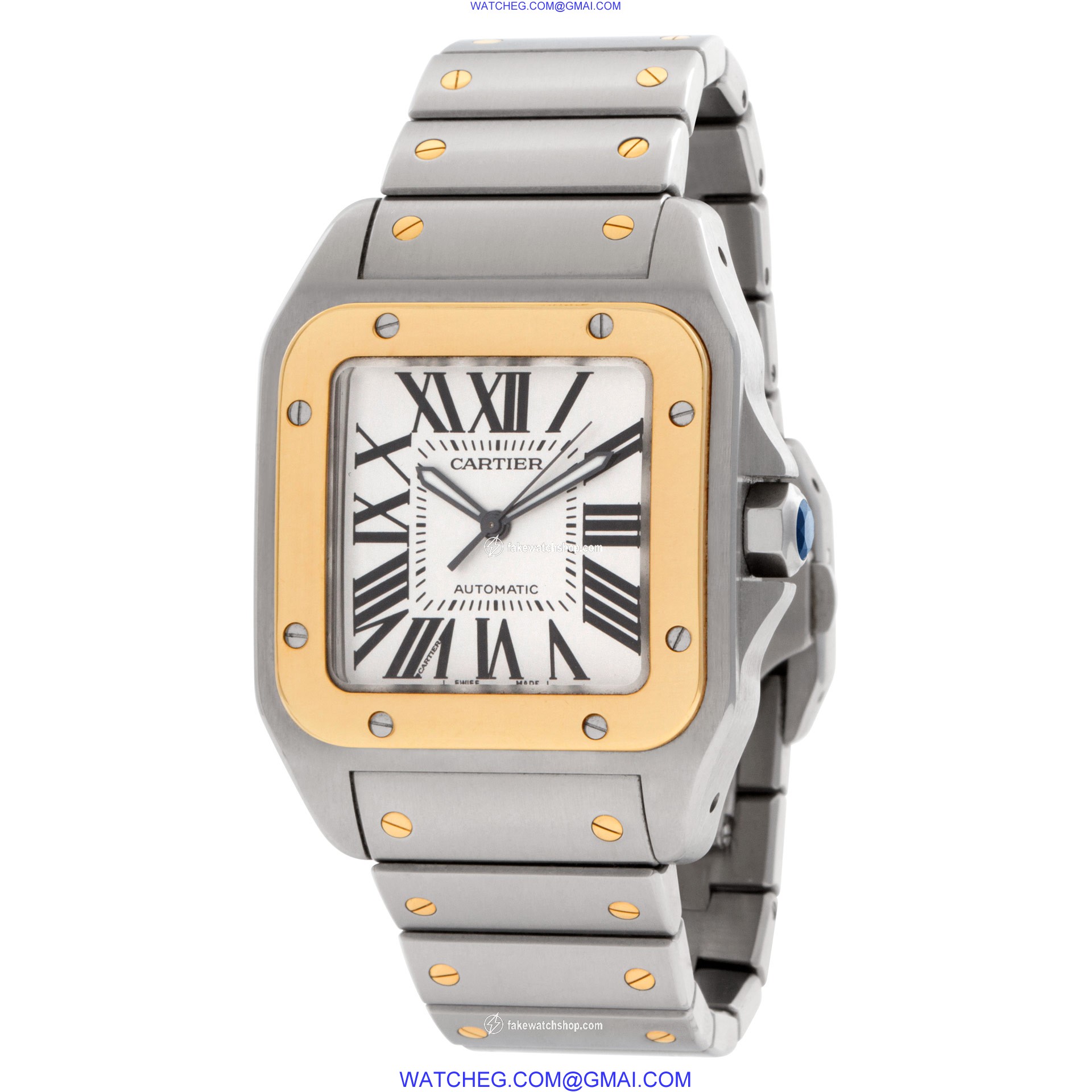 Cartier W200728G Santos 100 Automatic Male Stainless Steel 3
