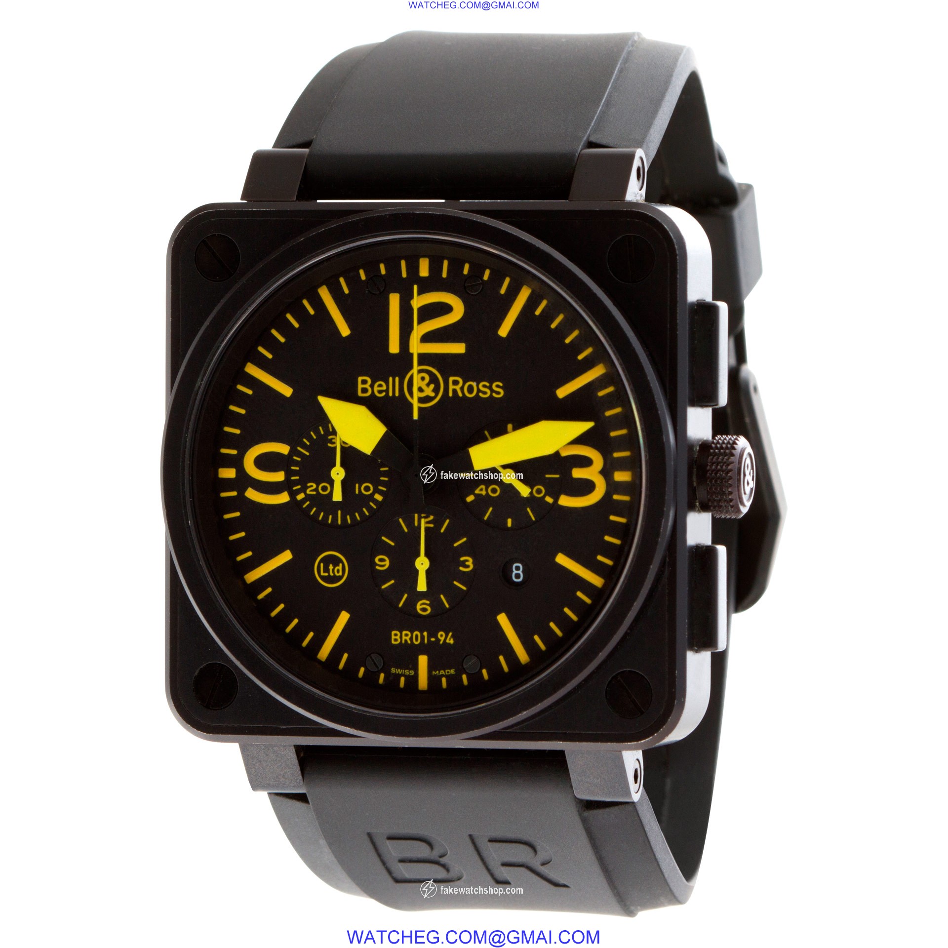 Bell & Ross BR01-94-S Aviation Automatic Male PVD steel 3