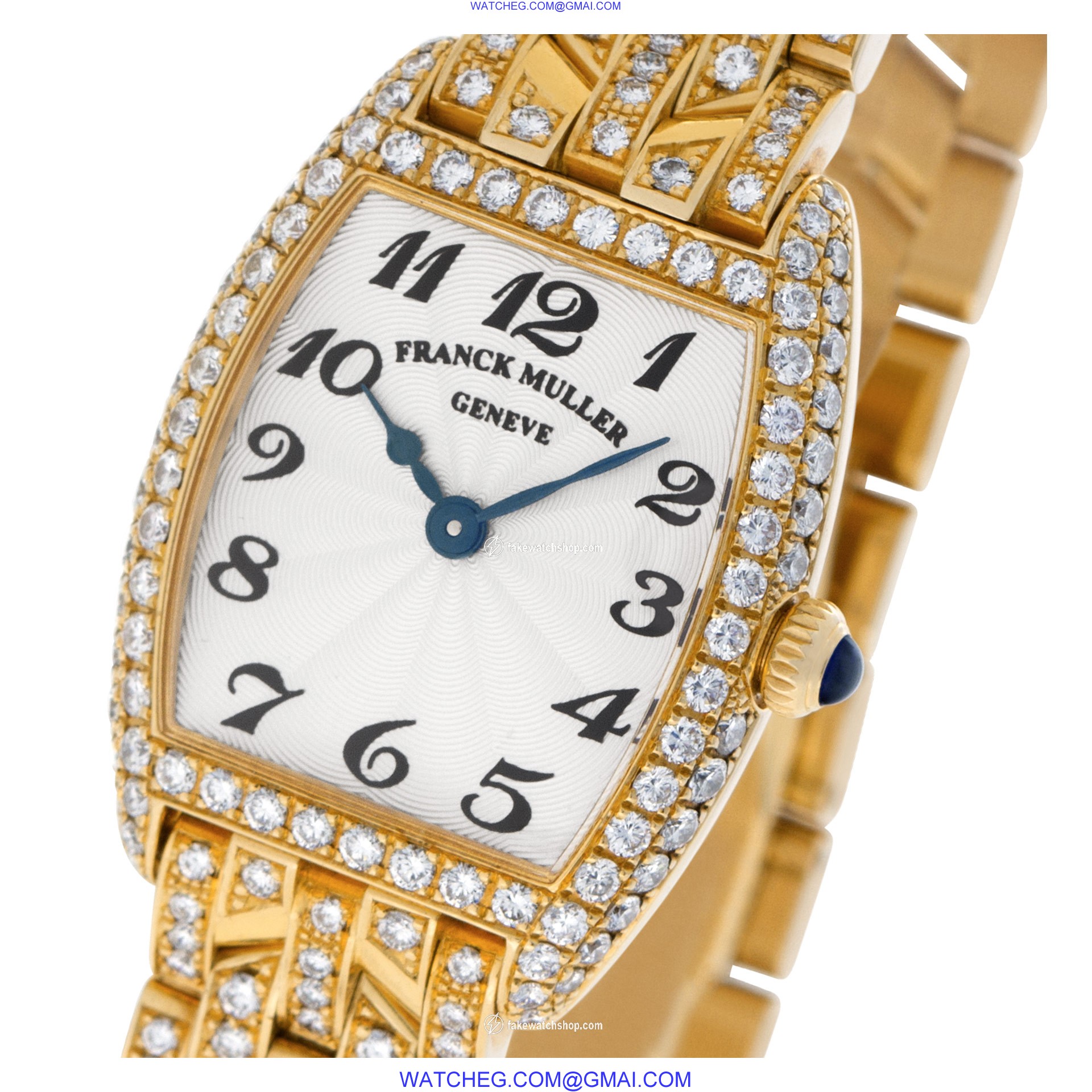 Franck Muller 2251 qz d Curvex Quartz Female 18k yellow gold 3