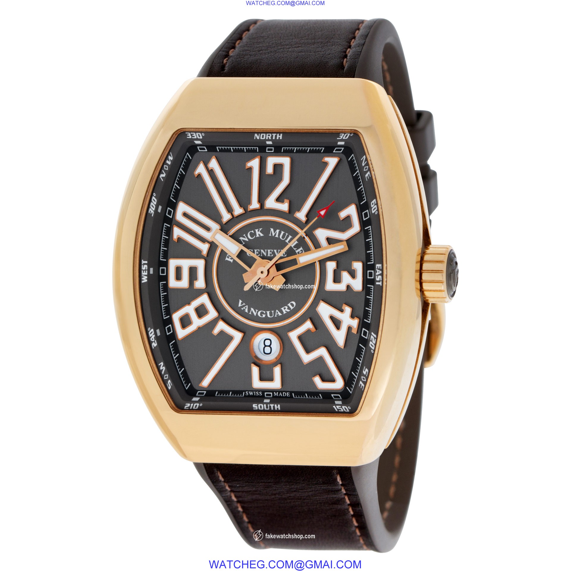 Franck Muller V 45 SC DT Vanguard Automatic Male 18k rose gold 3
