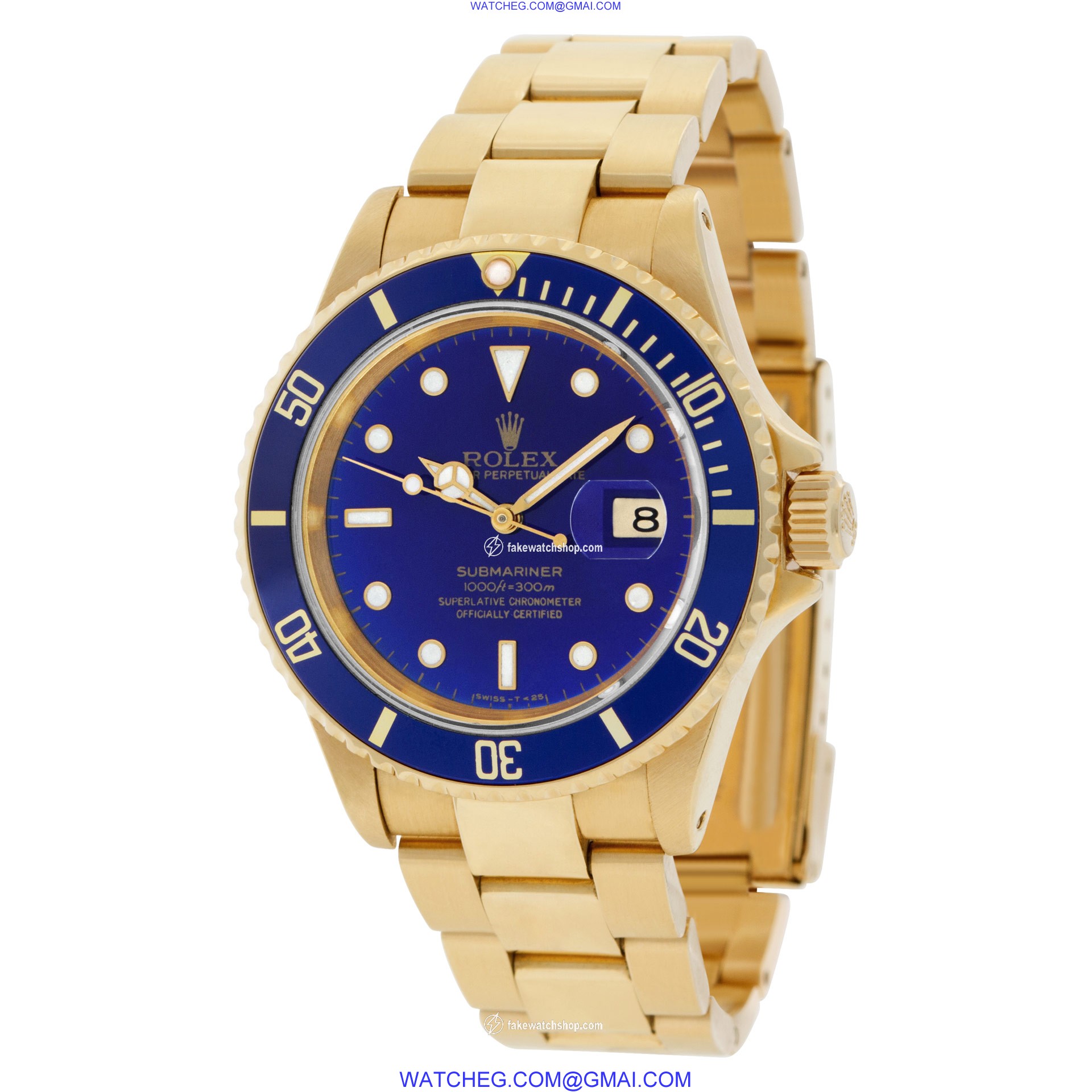 Rolex 16618 Submariner Automatic Male 18k yellow gold 3