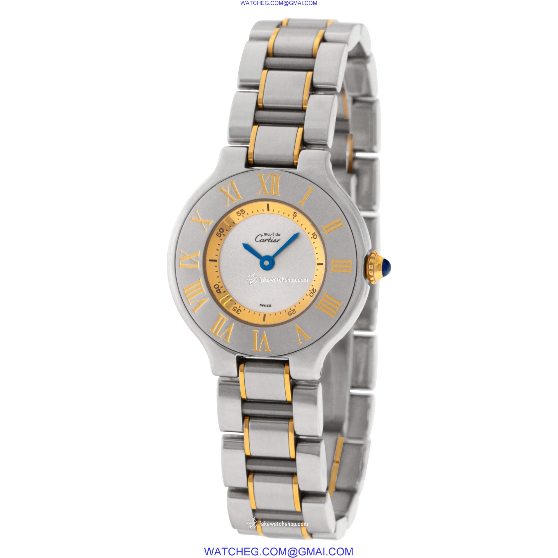 Cartier 1340 Must de Quartz Female Stainless Steel 3