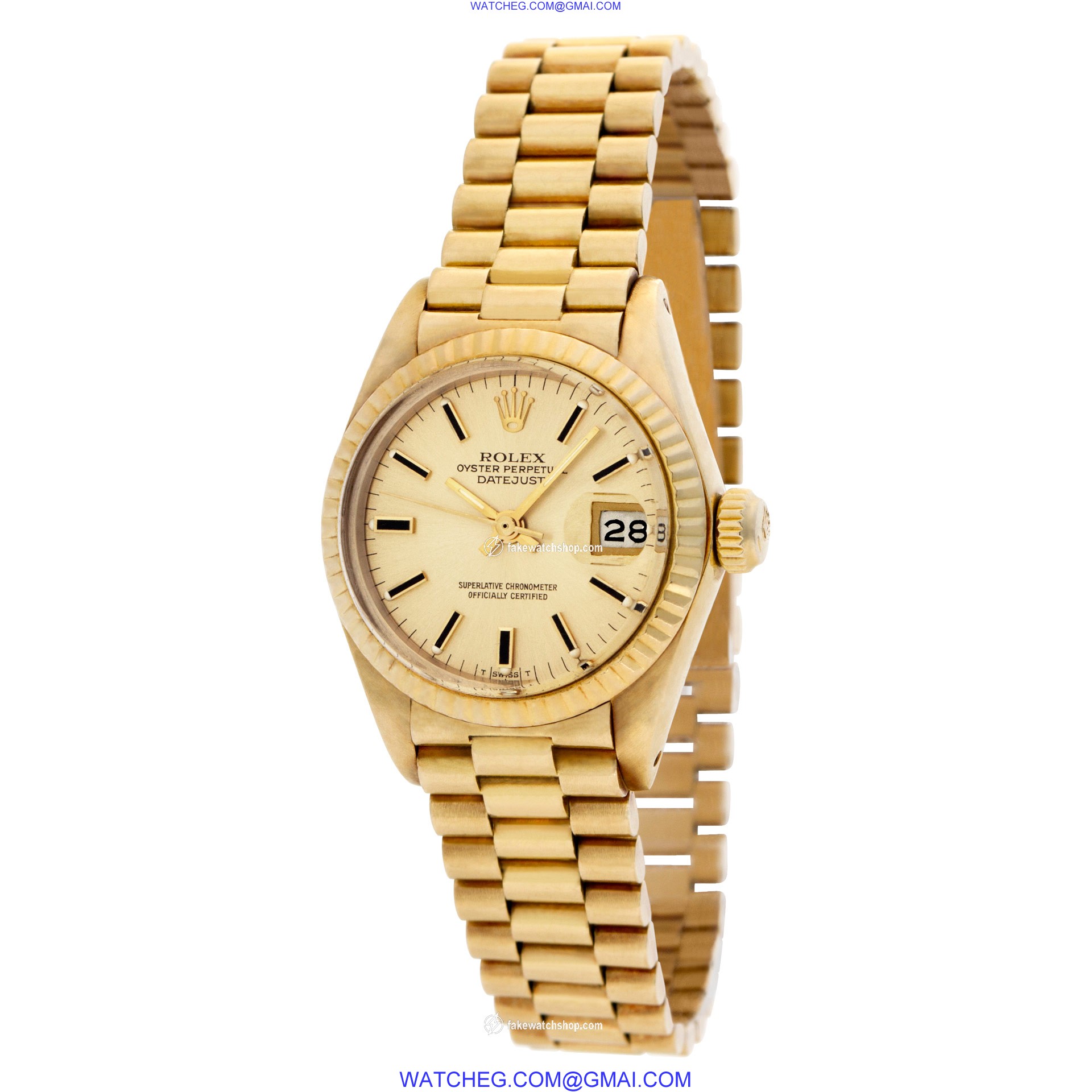 Rolex 6917 Datejust Automatic Female 18k yellow gold 3