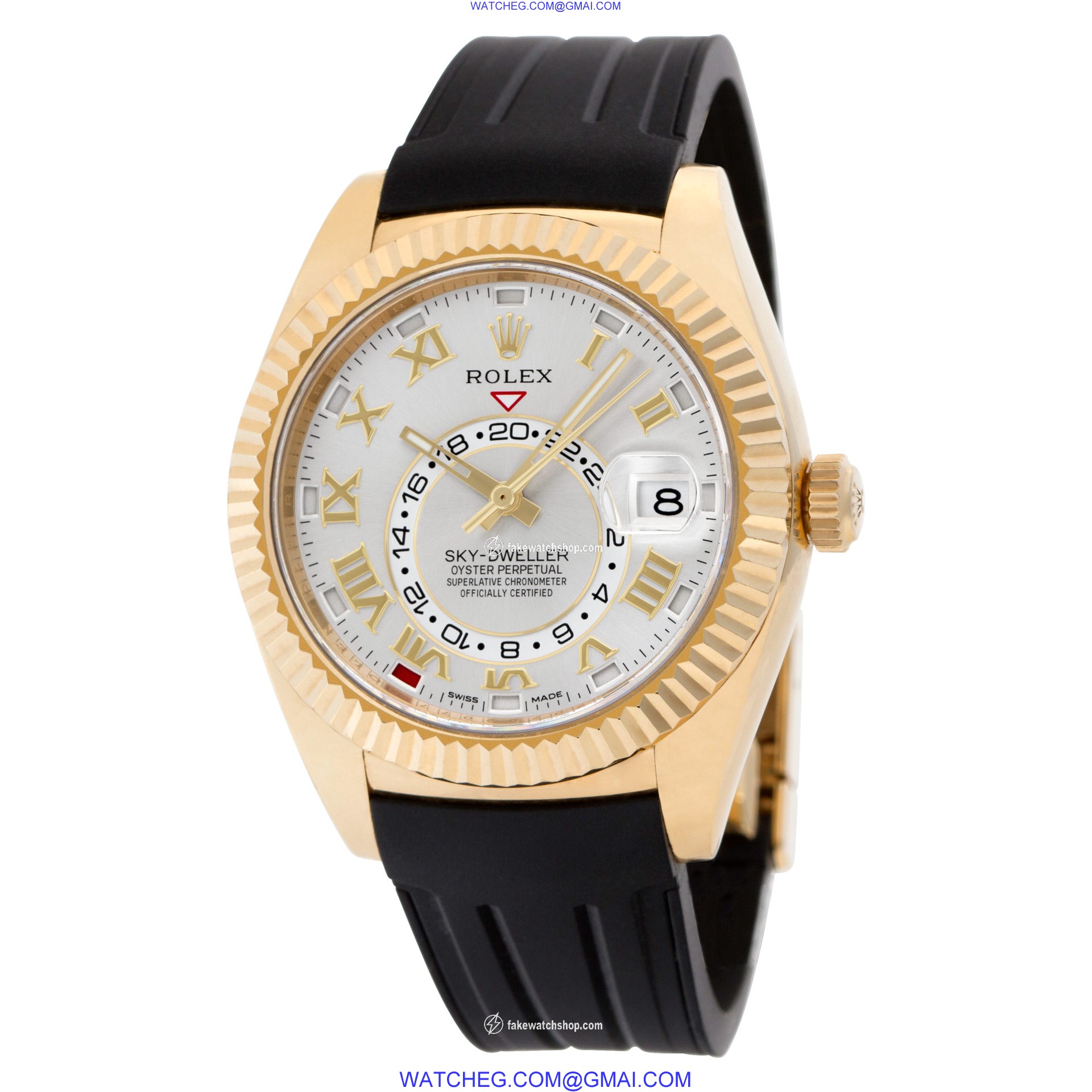 Rolex 326138 Sky-Dweller Automatic Male 18k Yellow Gold 3