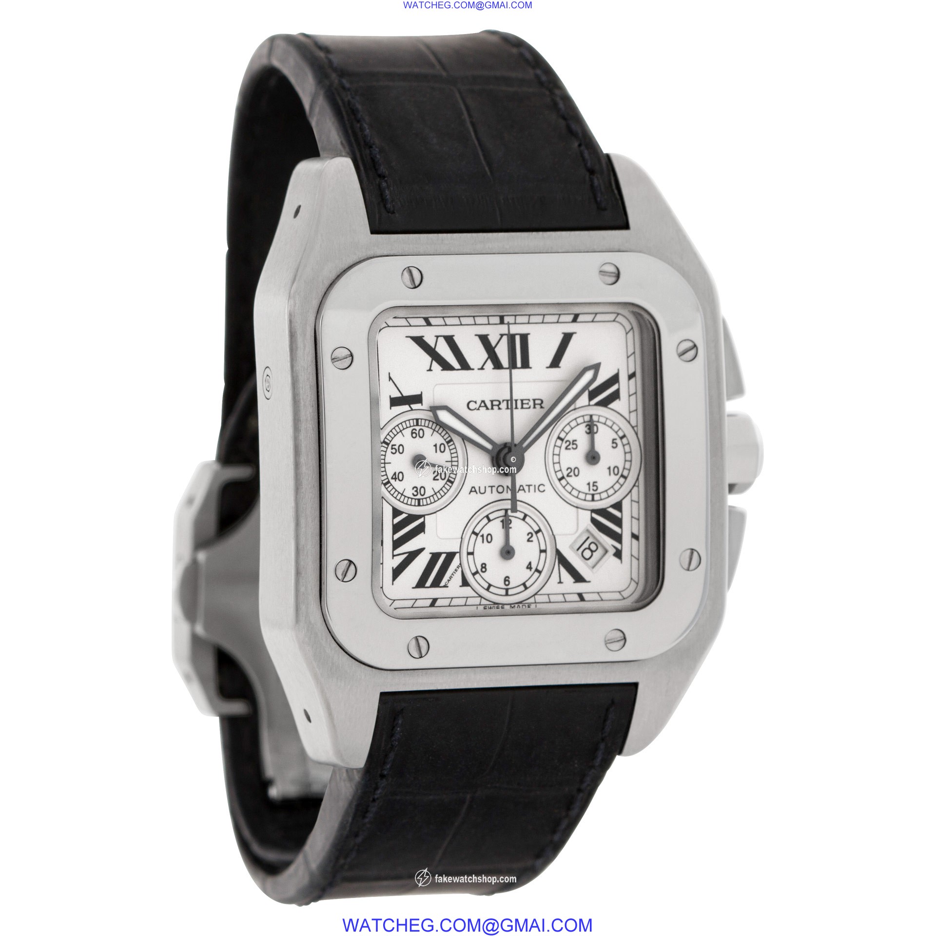 Cartier WX20090X8 Santos 100 Automatic Male Stainless Steel 3
