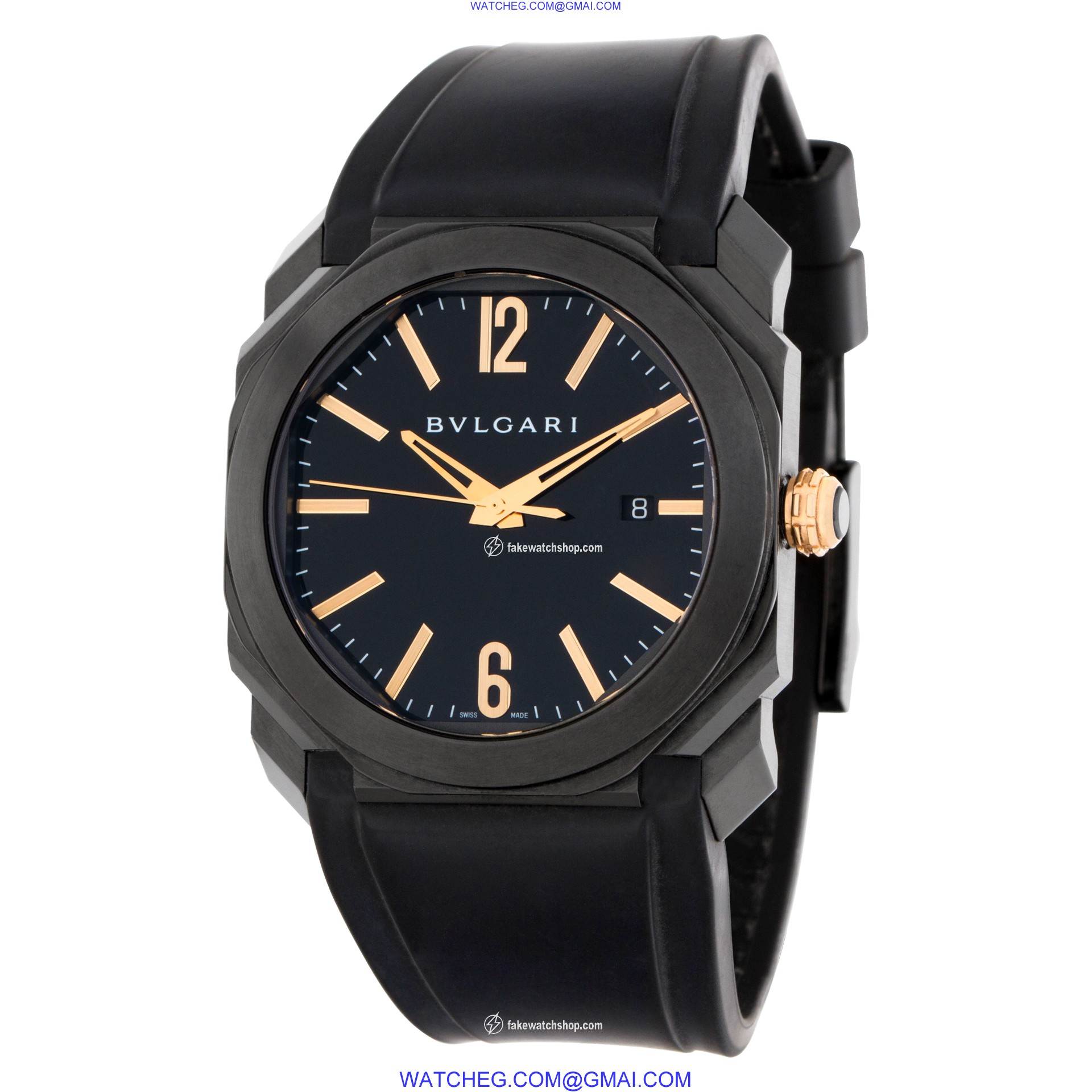 Bvlgari 102581/BGO41S OCTO Automatic Male PVD steel 3