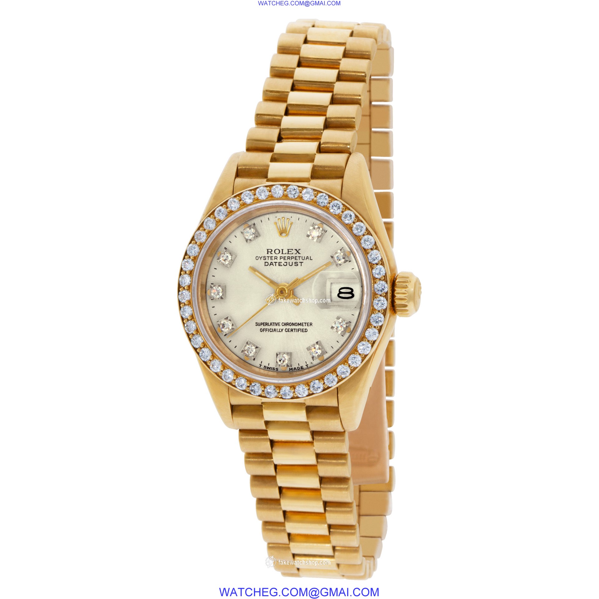 Rolex 69138 Datejust Automatic Female 18k yellow gold 3