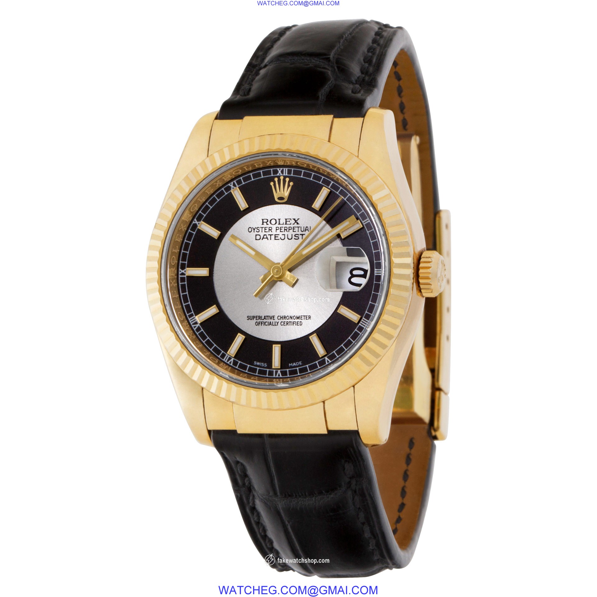 Rolex 116138 Datejust Automatic Male 18k yellow gold 3