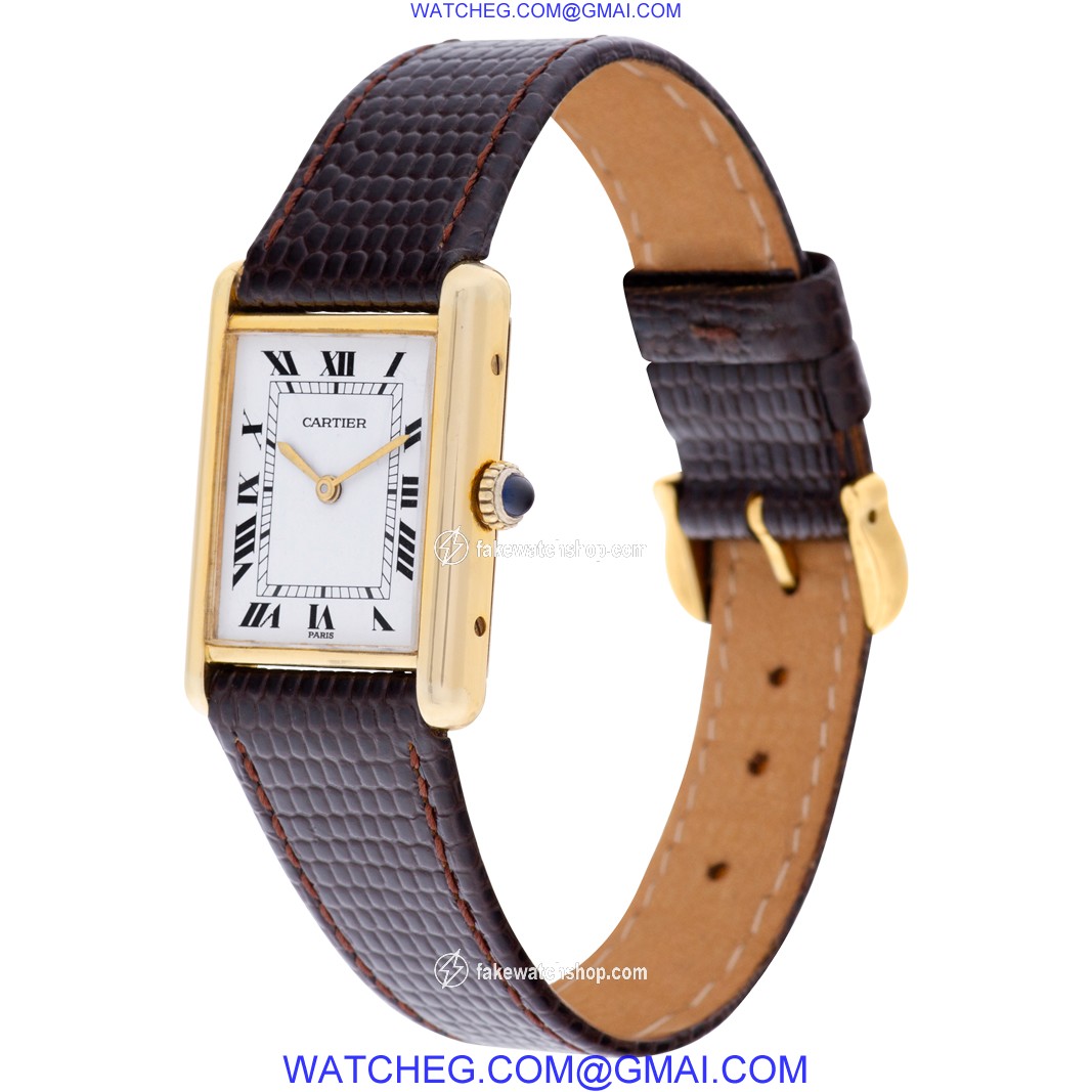 Cartier Cartier 1455 Tank Vermeil Manual Unisex Vermeil 3