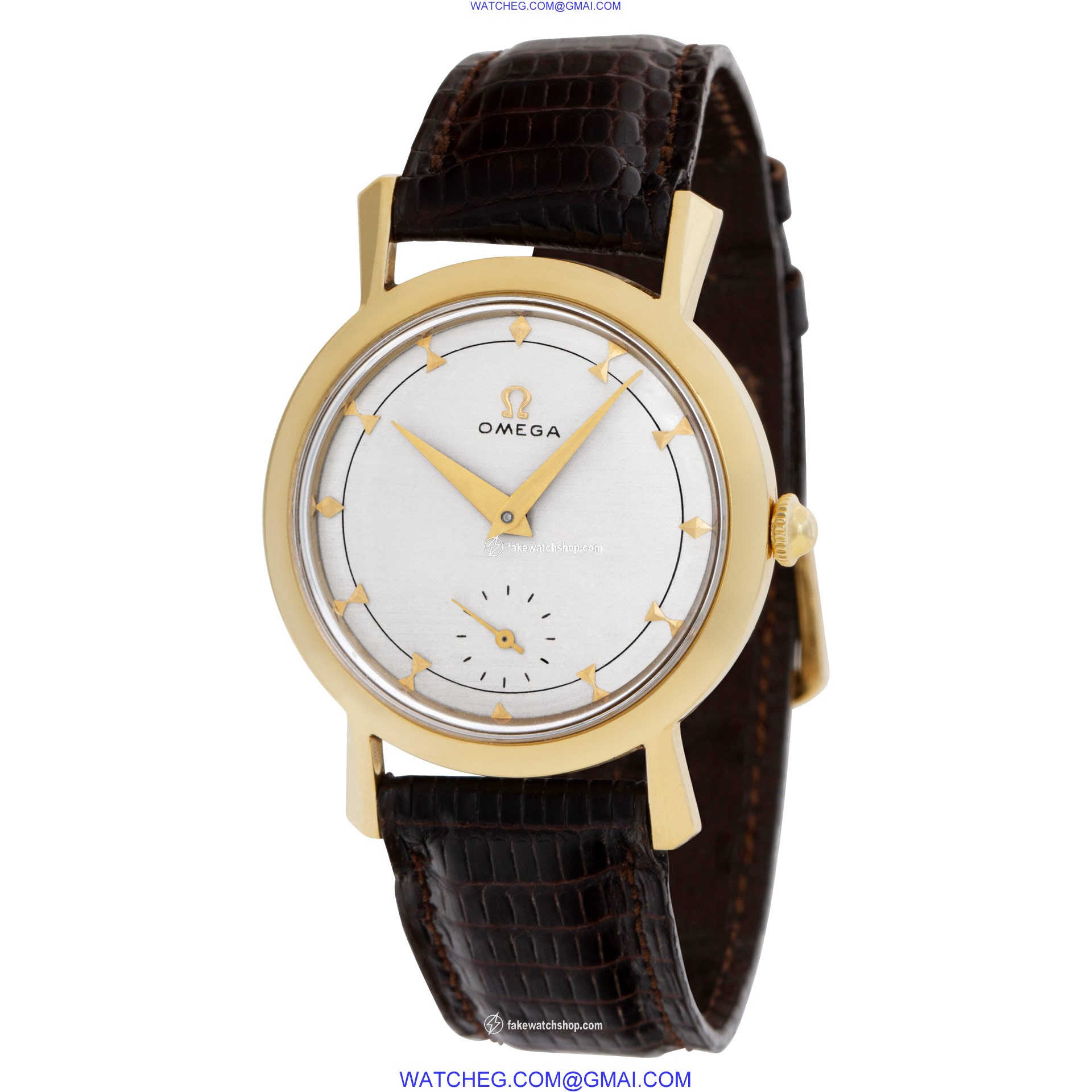 Omega B6535 Vintage Manual Unisex 14k yellow gold 3