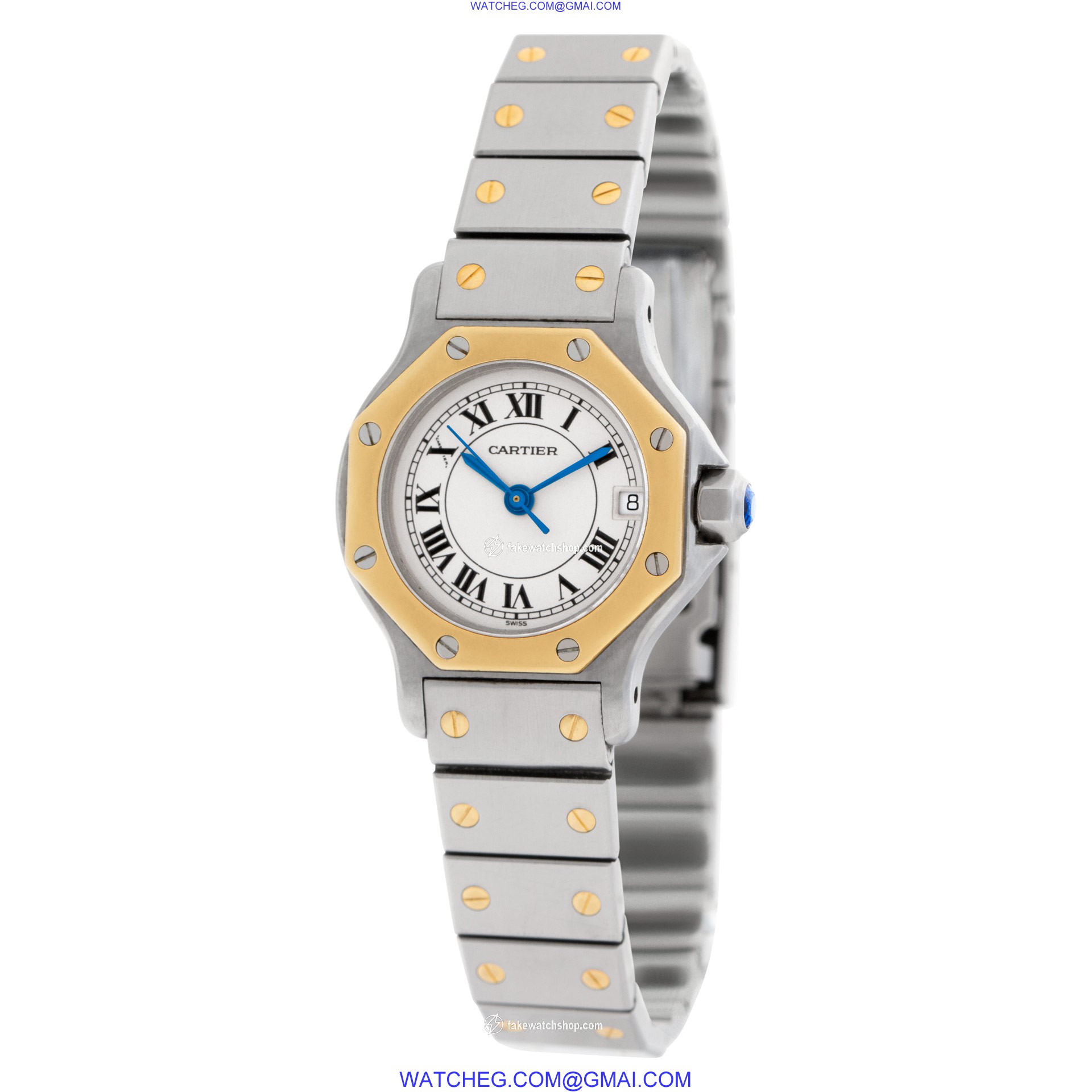 Cartier 187903 Santos Quartz Female Stainless Steel 3