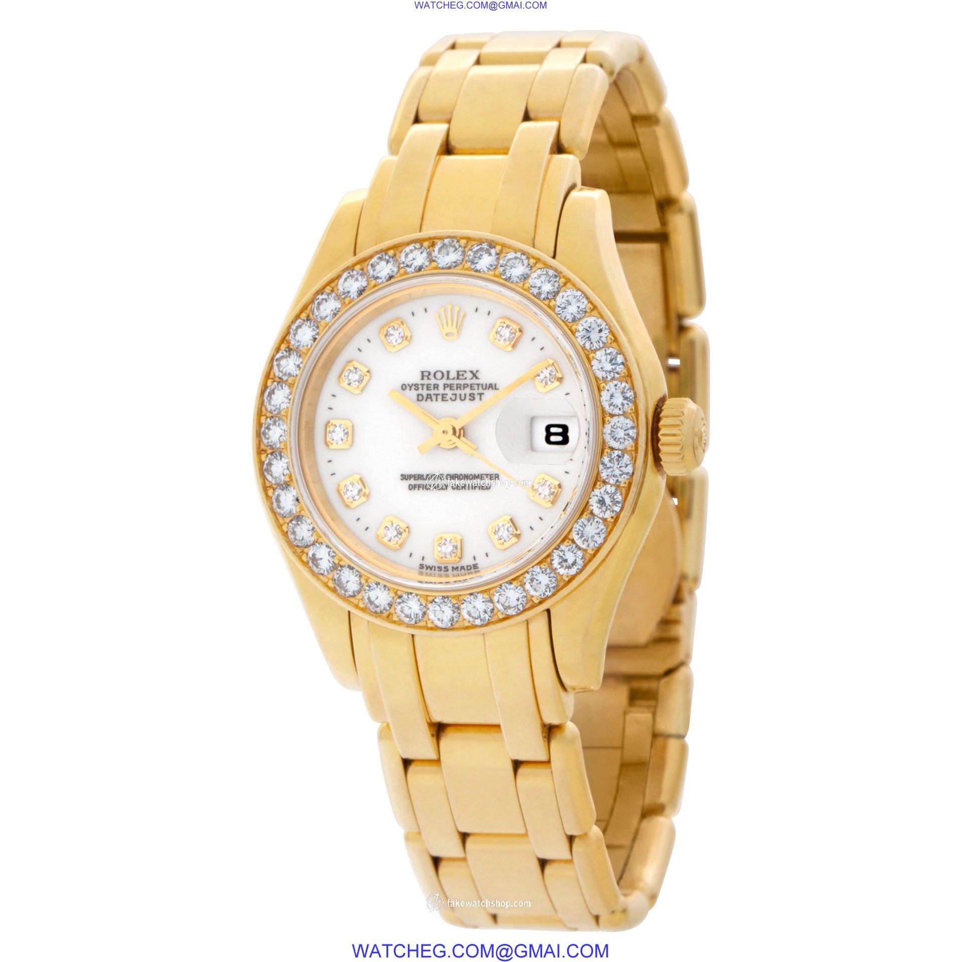 Rolex 69298 Pearlmaster Automatic Female 18k yellow gold 3