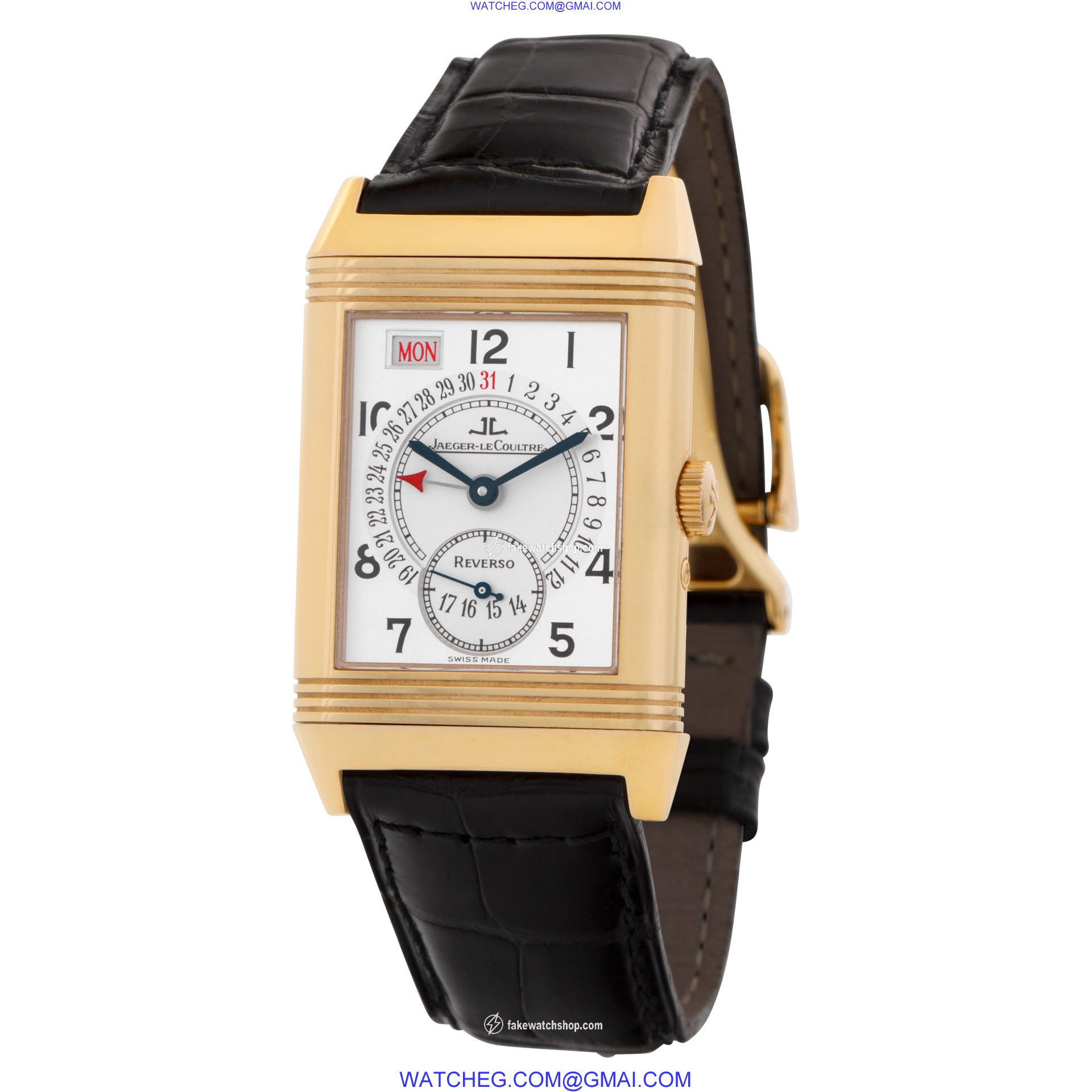 Jaeger LeCoultre 270.236 Reverso Manual Male 18k rose gold 3