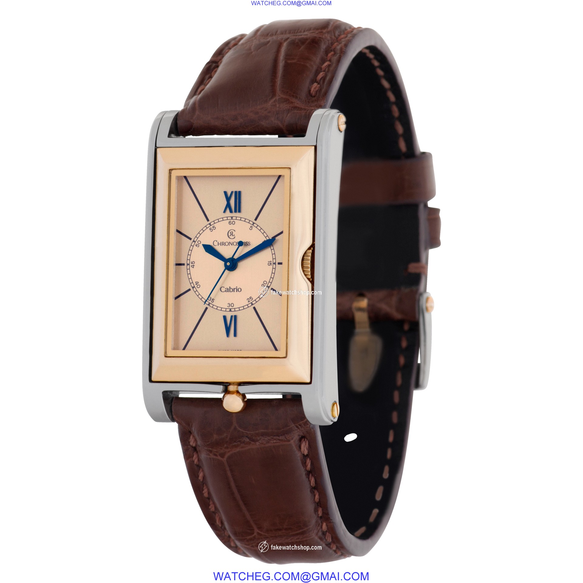 Chronoswiss ch2672 Cabrio Automatic Male 18k rose gold & stainless steel 3