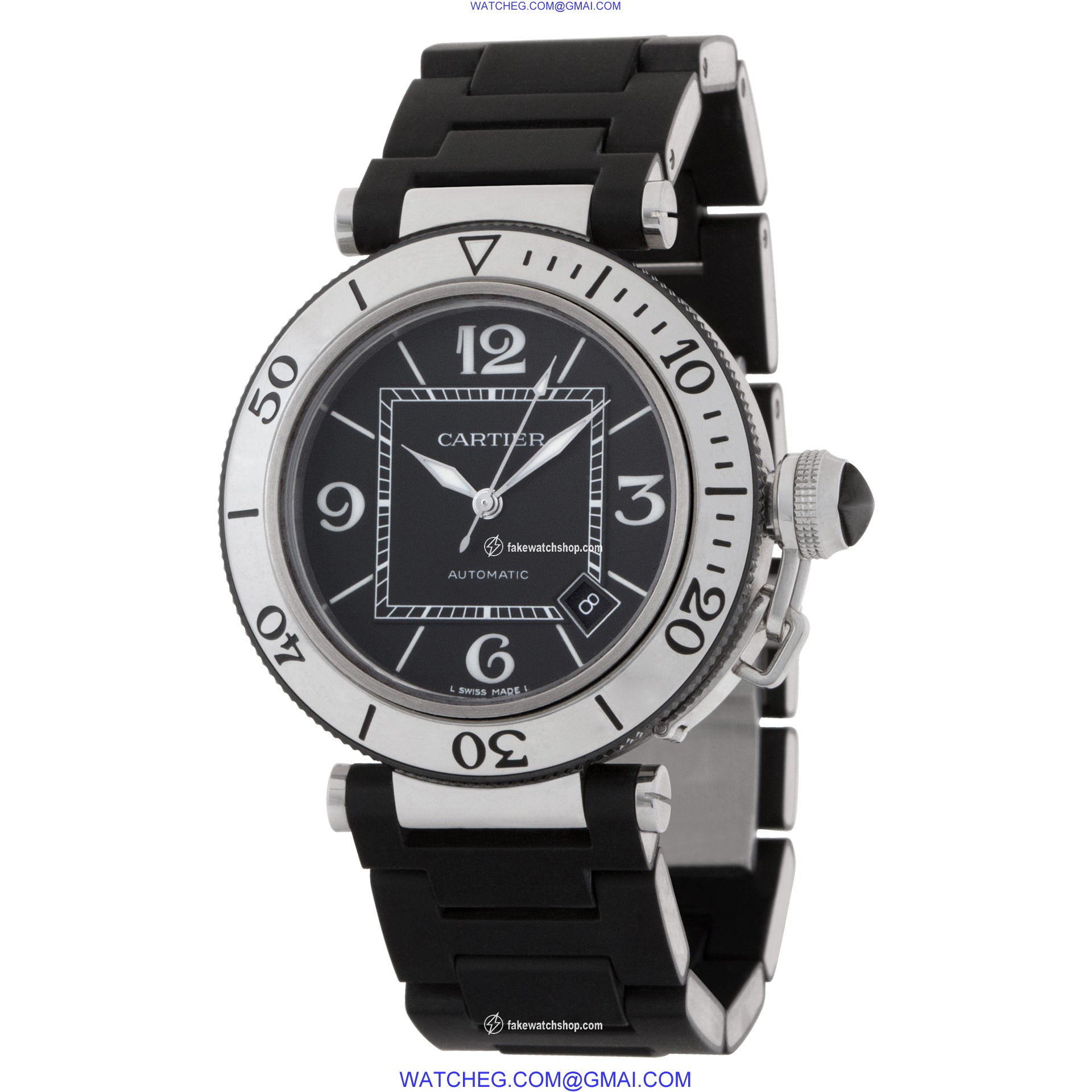 Cartier W31077U2 Pasha Seatimer Automatic Male Stainless Steel 3