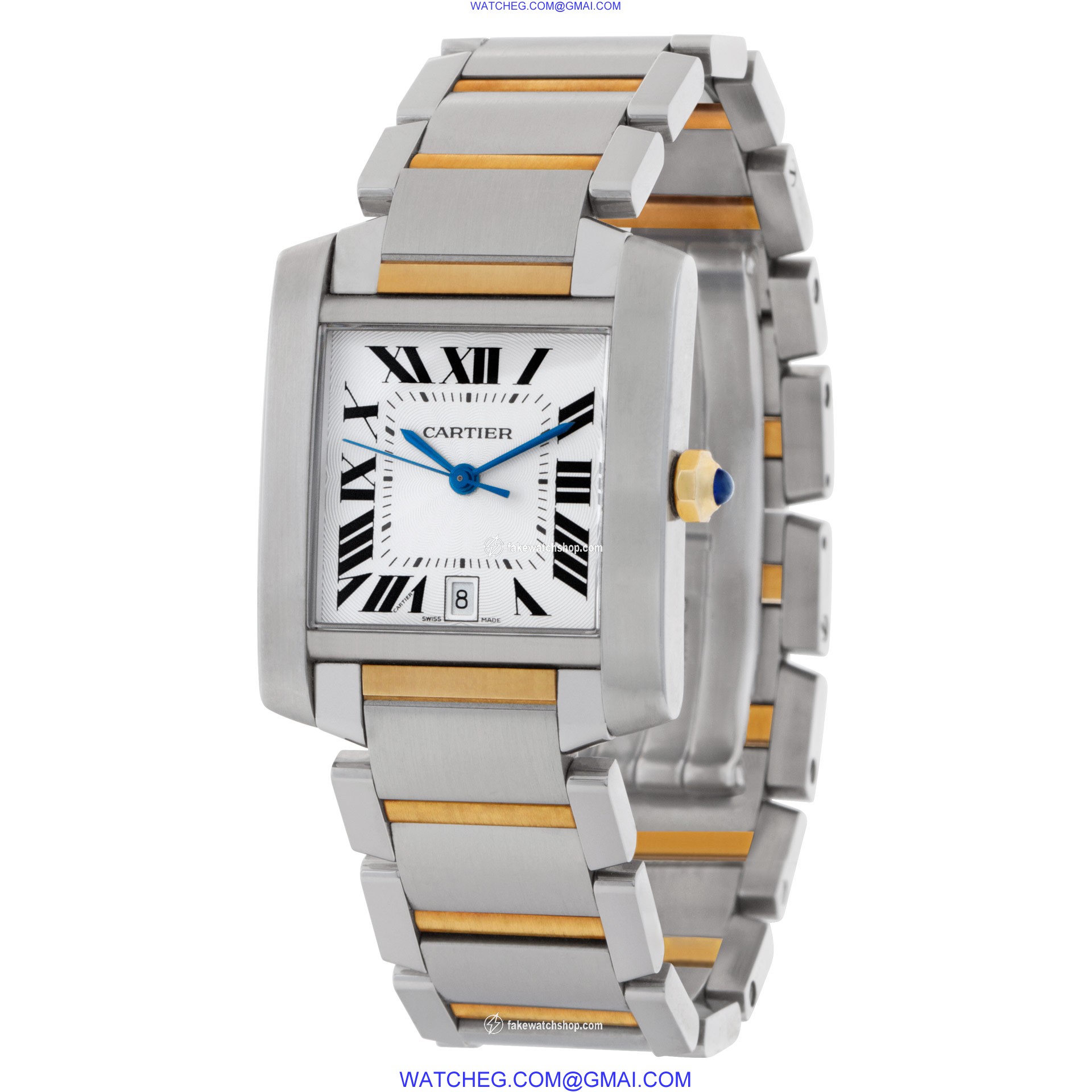 Cartier W51005Q4 Tank Francaise Automatic Unisex Stainless Steel 3