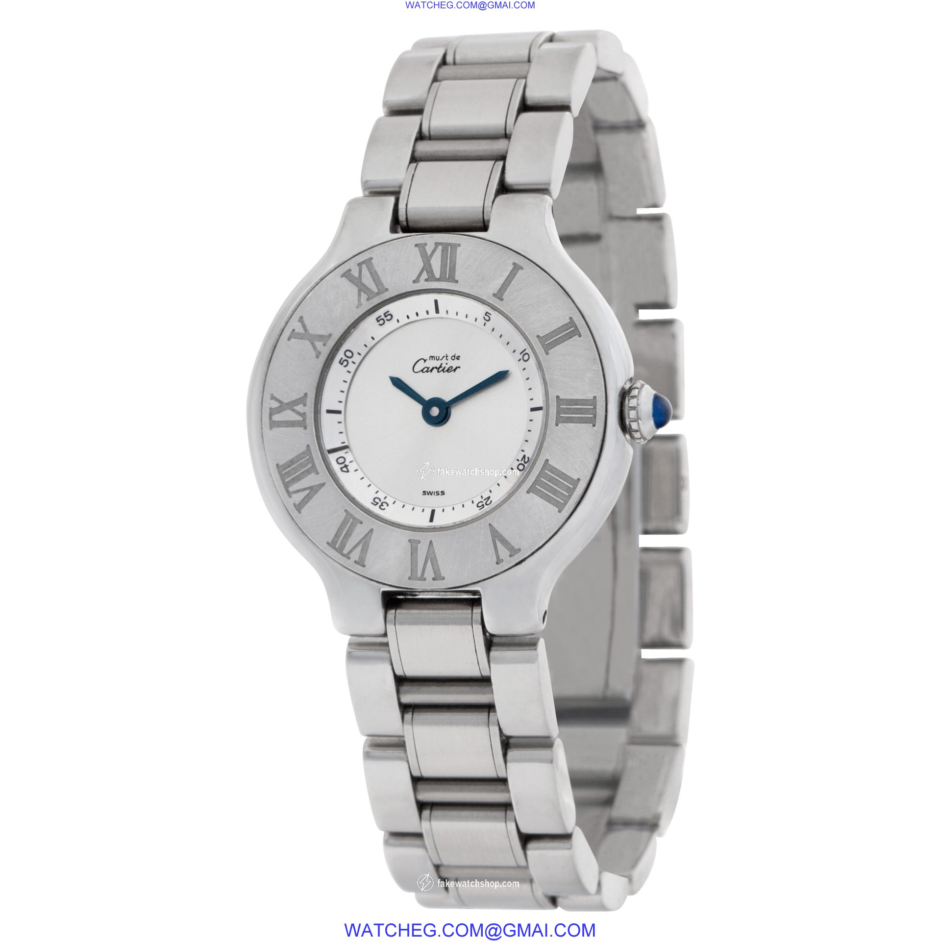 Cartier 1340 21 Quartz Female Stainless Steel 3