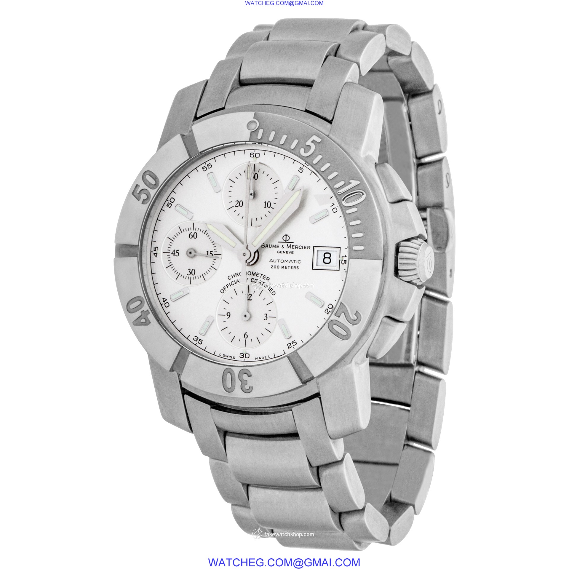 Baume & Mercier 65368 Capeland Automatic Unisex Stainless Steel 3
