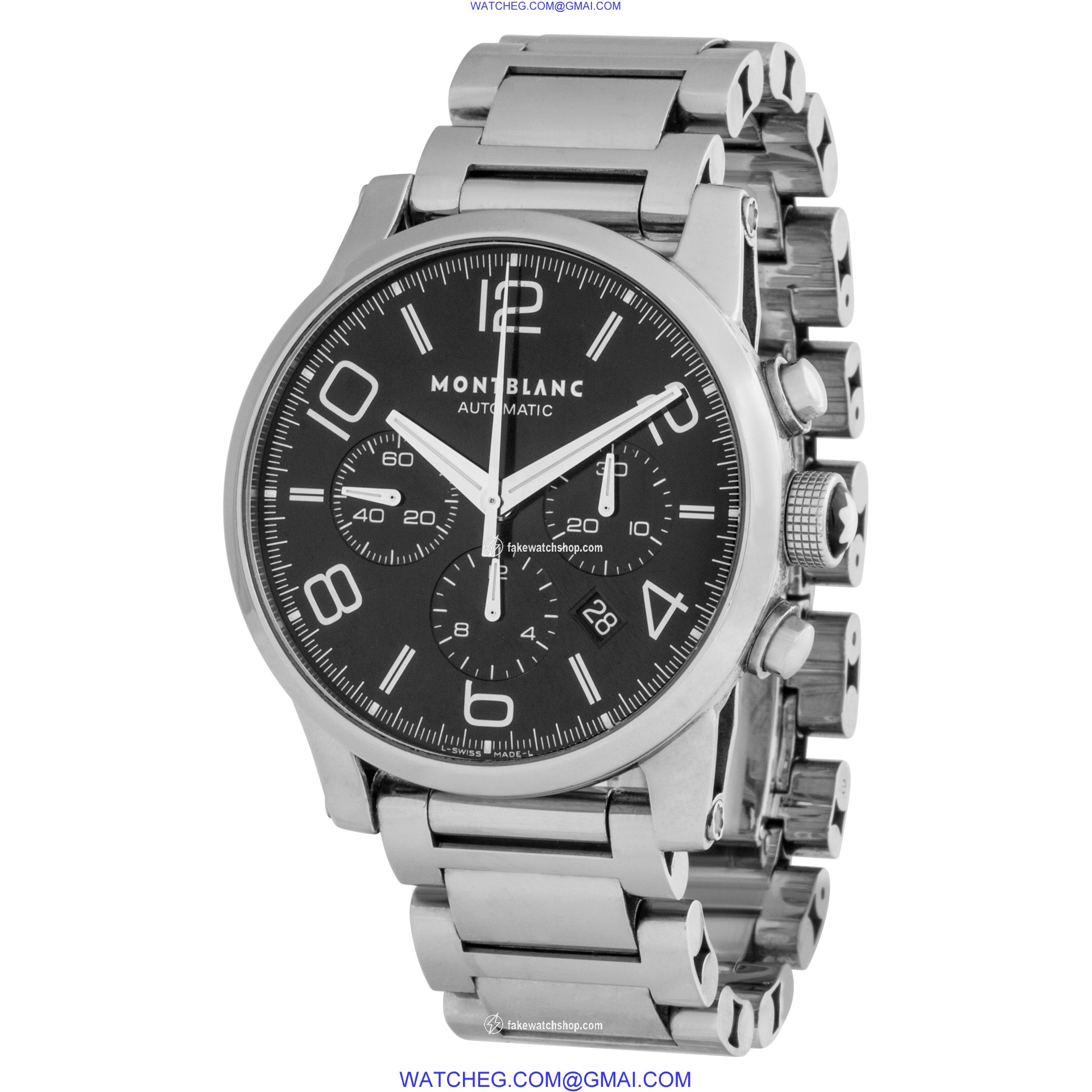 MontBlanc 7069 TimeWalker Automatic Male Stainless Steel 3