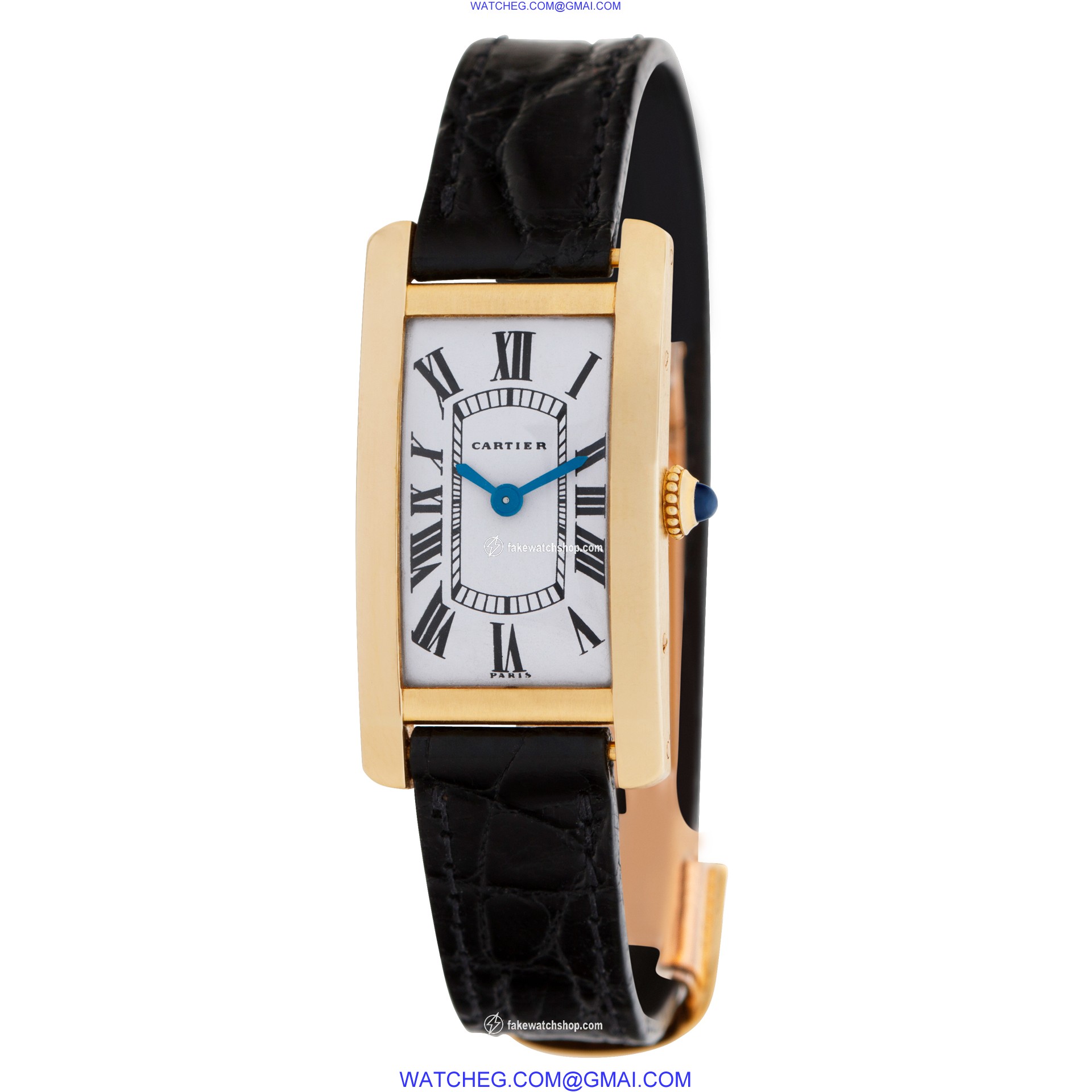 Cartier Cartier 1484 Tank Americaine Manual Female 18k yellow gold 3
