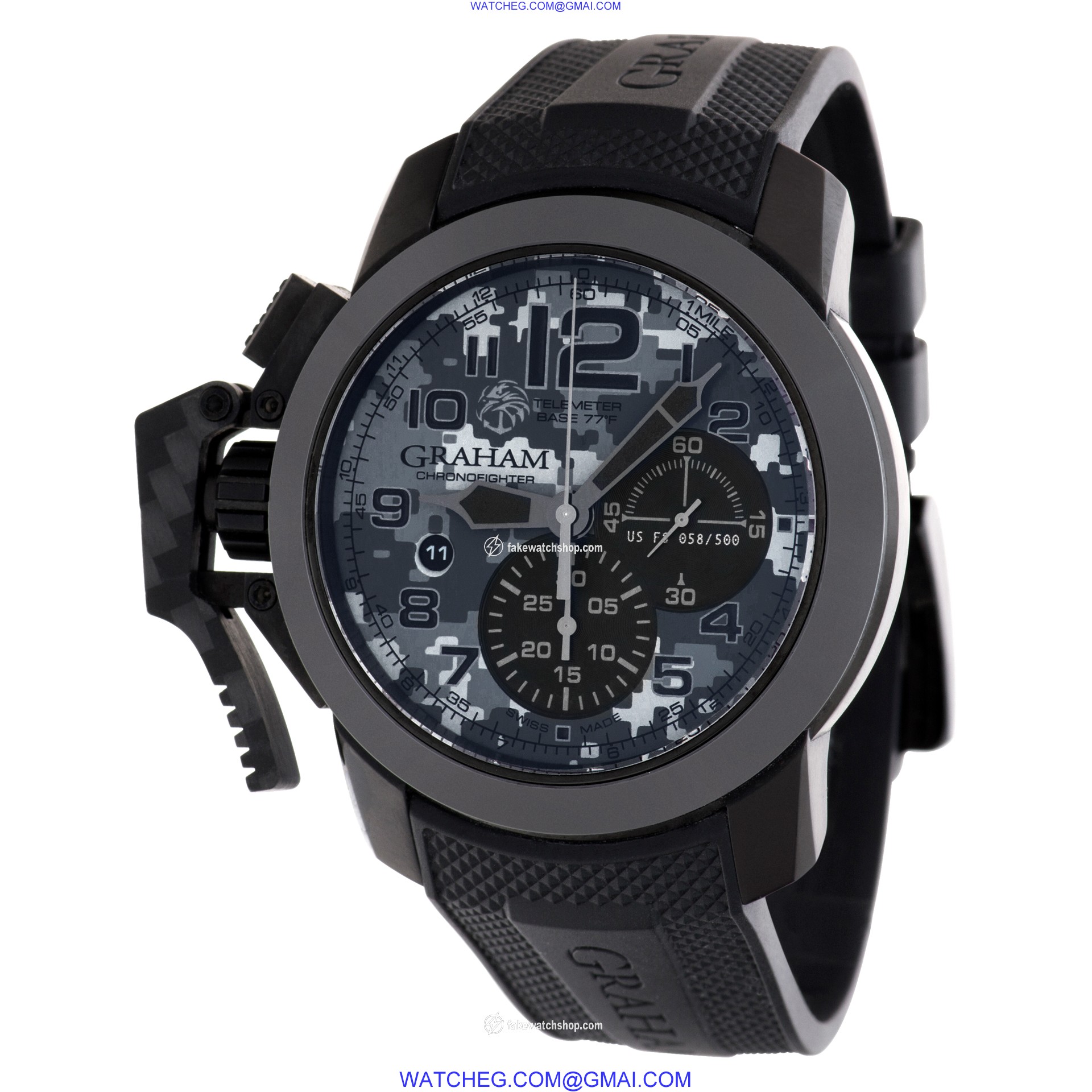 Graham 2CCAU.S03A.K92N Chronofighter Automatic Male PVD steel 3