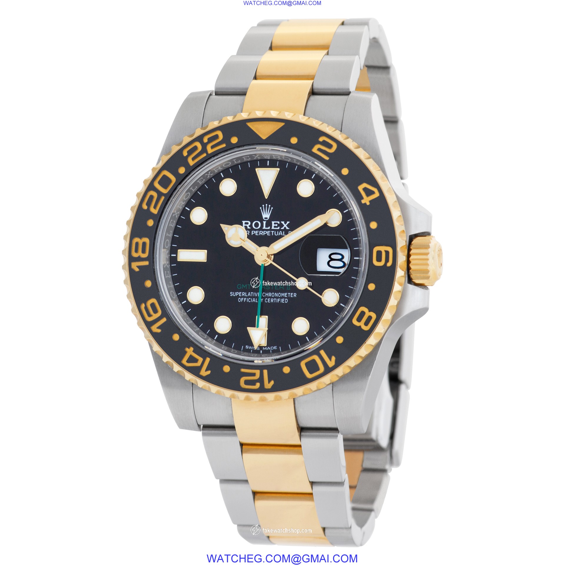 Rolex 116713LN GMT-Master II Automatic Male 18k gold & Stainless Steel 3
