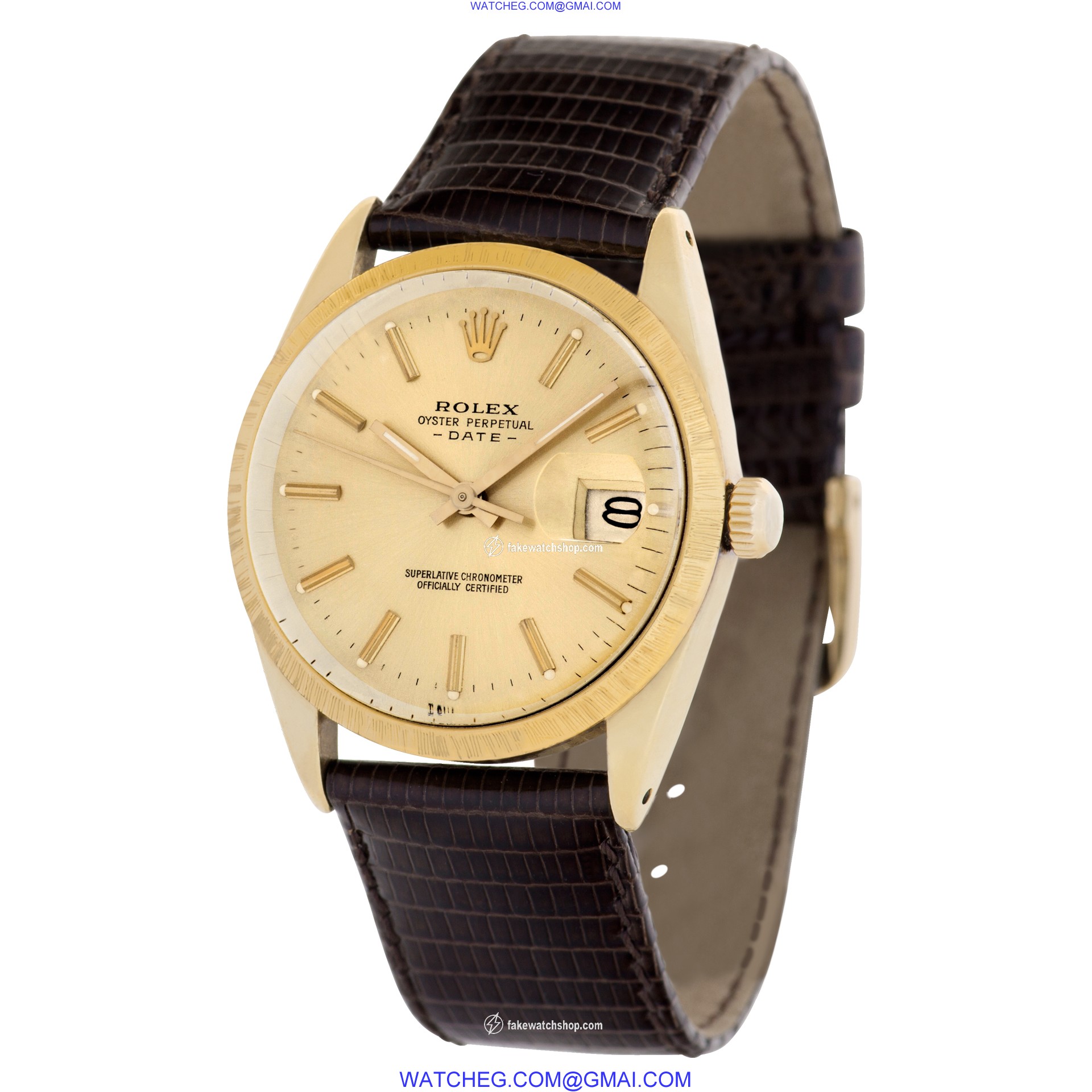 Rolex 15505 Date Automatic Unisex gold shell 3