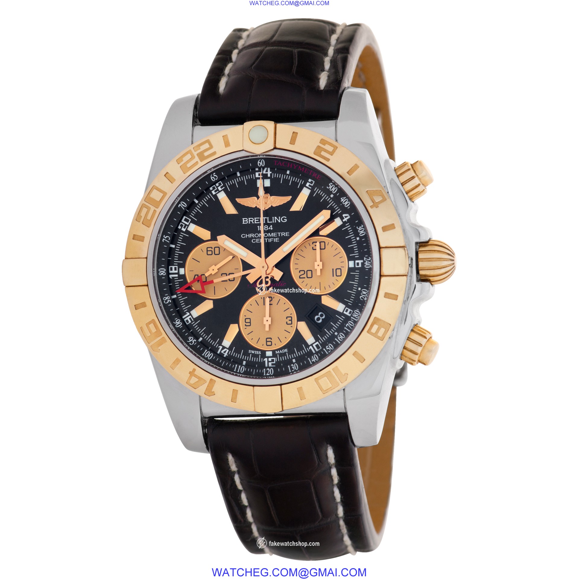 Breitling CB042012 Chronomat 44 GMT Automatic Male stainless steel & rose gold 3