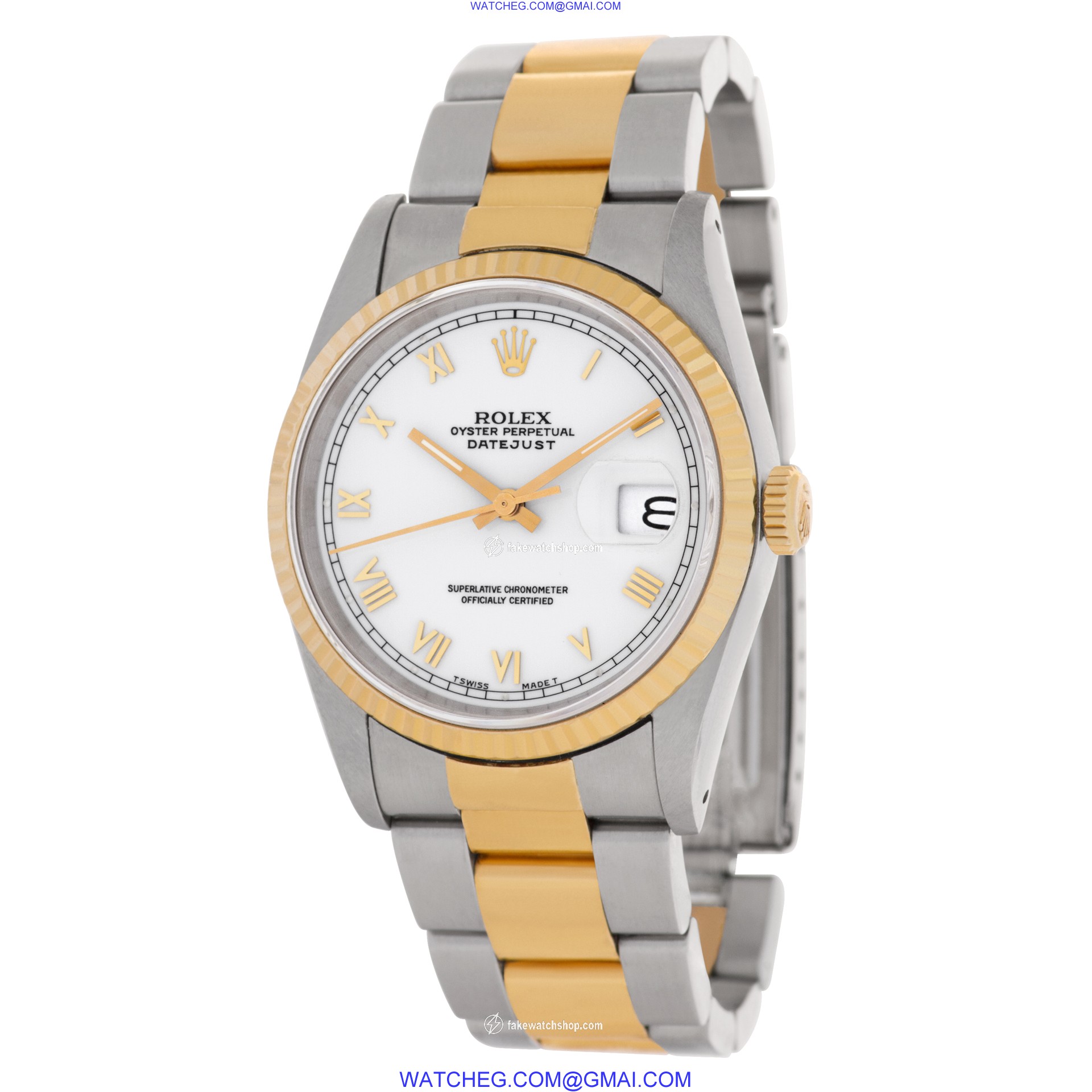 Rolex 16233 Datejust Automatic Unisex 18k gold & Stainless Steel 3