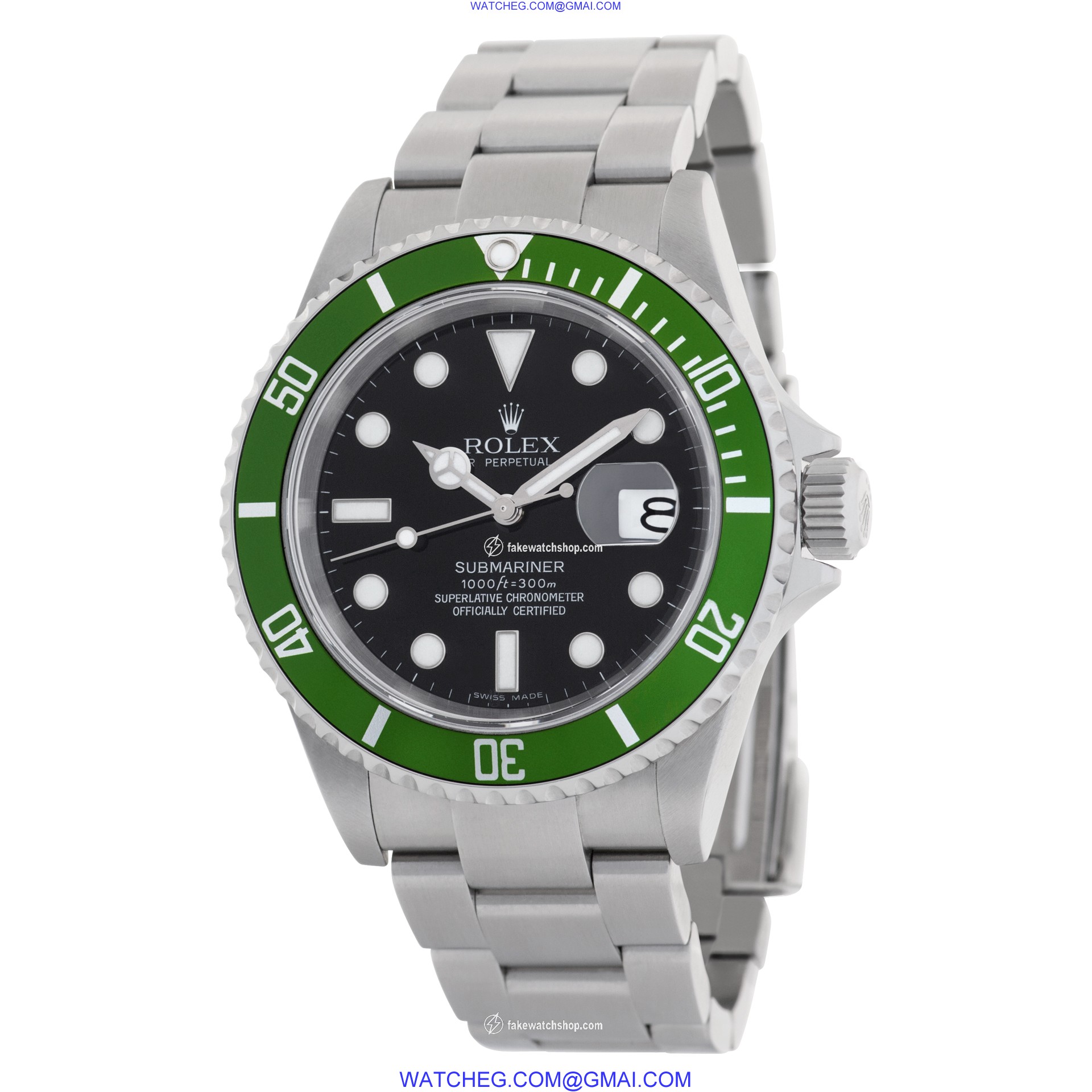 Rolex 16610LV Submariner Kermit Automatic Male Stainless Steel 3