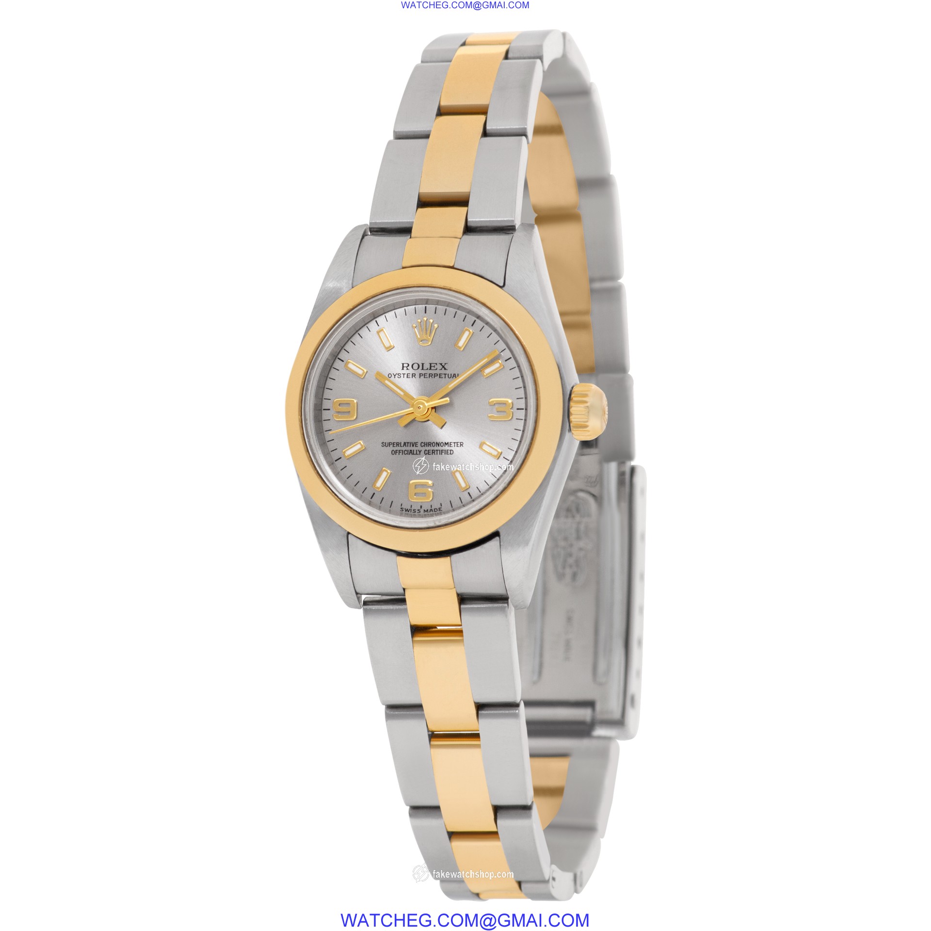 Rolex 76183 Oyster Perpetual Automatic Female 18k gold & Stainless Steel 3