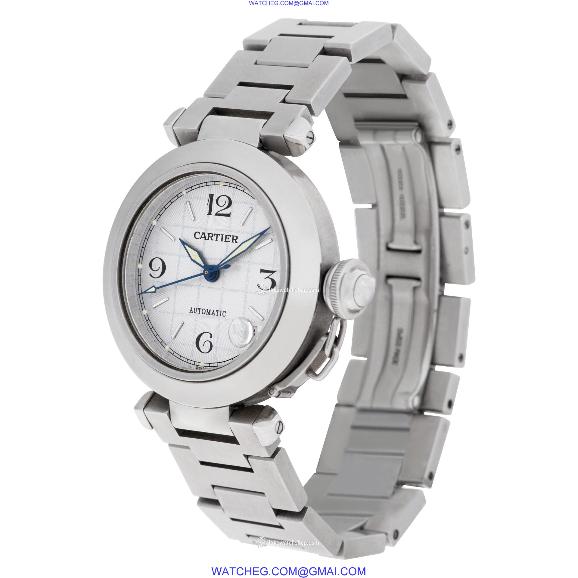 Cartier w31015m7 Pasha C Automatic Female Stainless Steel 3