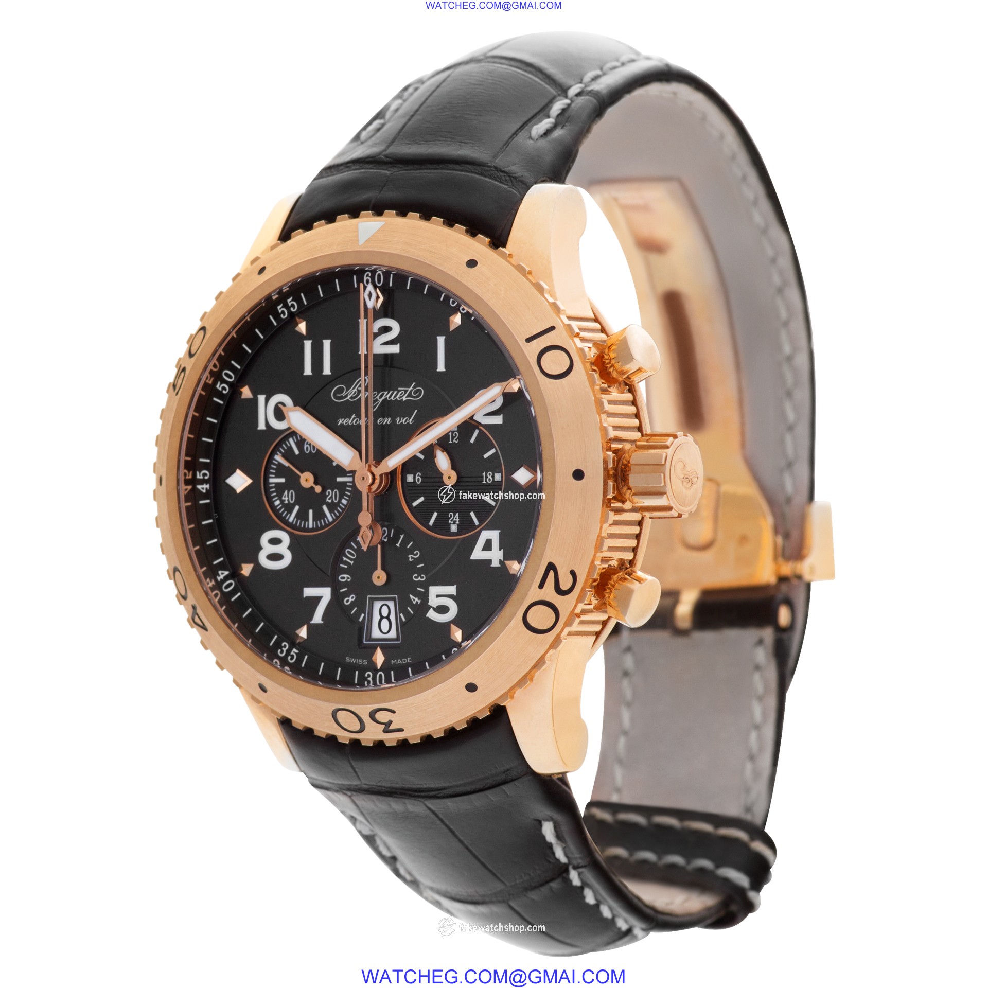 Breguet 3810 Type XXI Automatic Male 18k rose gold 3
