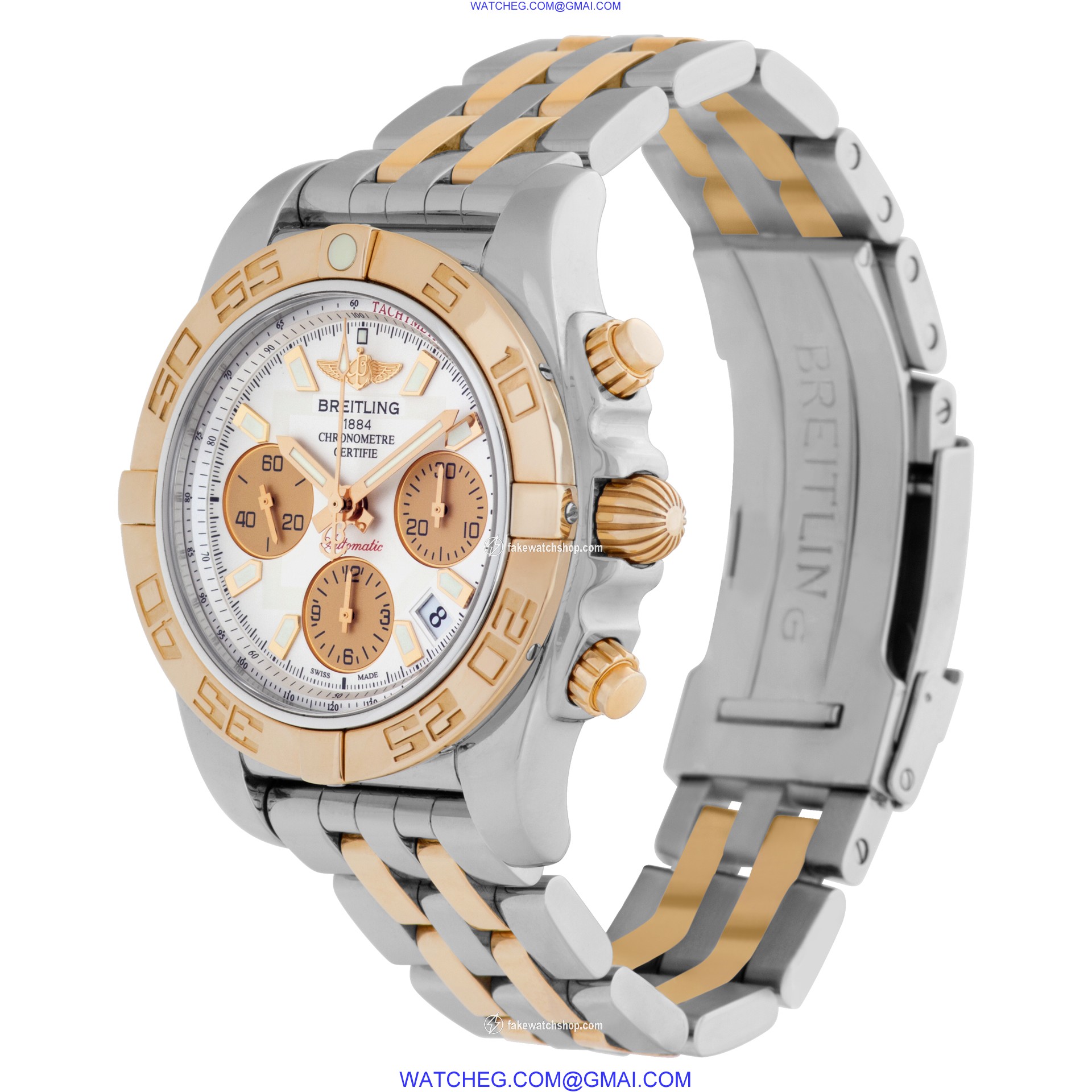 Breitling CB014012 Chronomat Automatic Male 18k gold & Stainless Steel 3