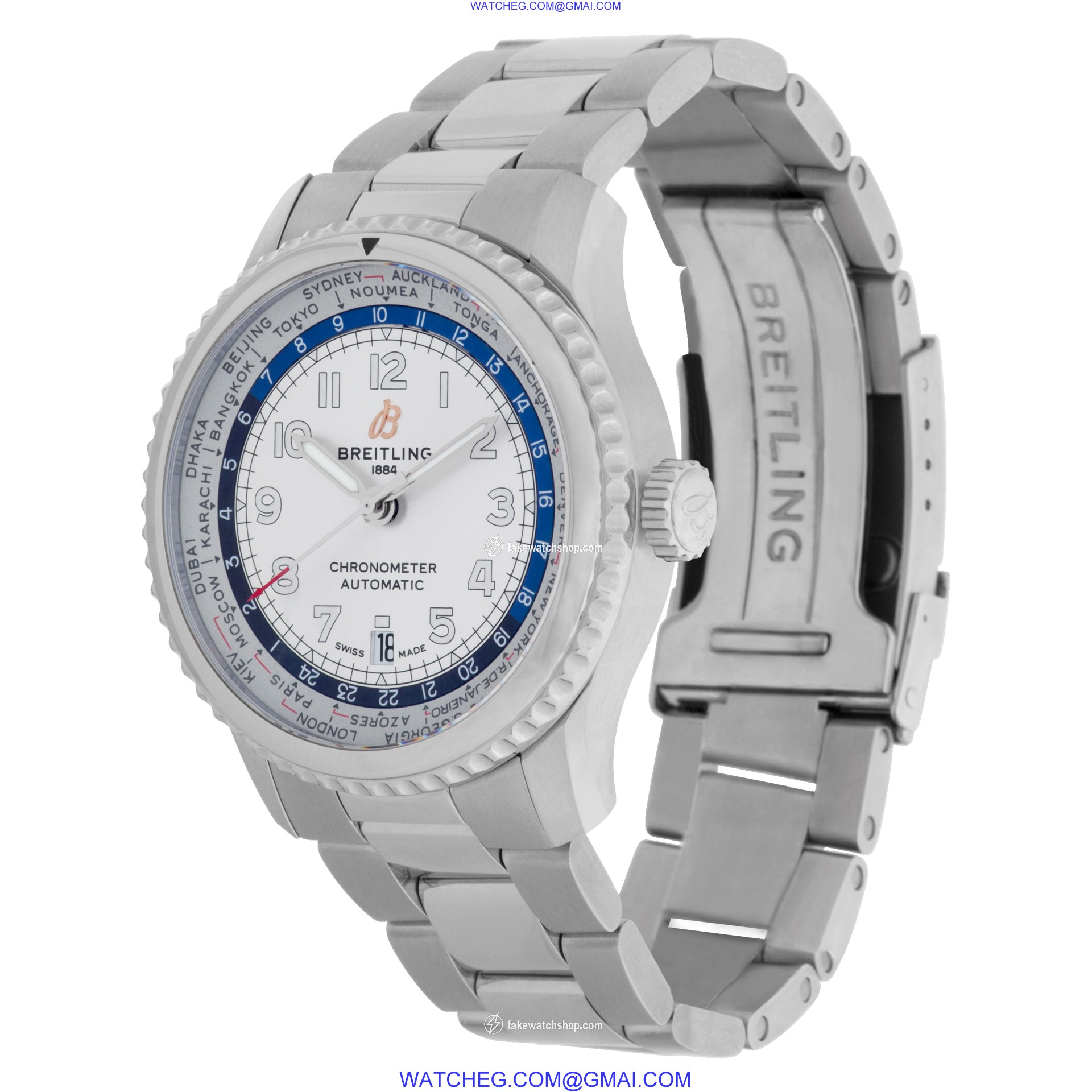 Breitling AB3521U01G1A Aviator Automatic Male Stainless Steel 3