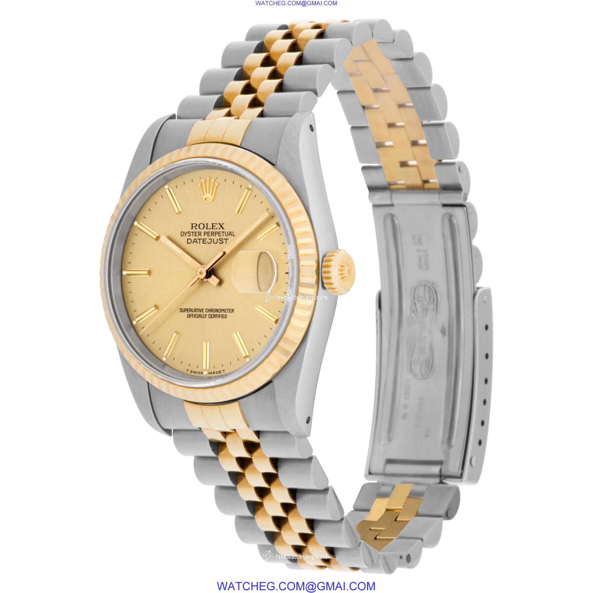 Rolex 16233 Datejust Automatic Male 18k gold & Stainless Steel 3