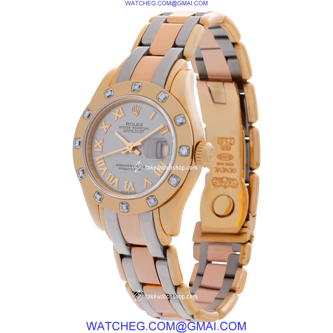 Rolex 80318 Pearlmaster Automatic Female 18k yellow gold 3