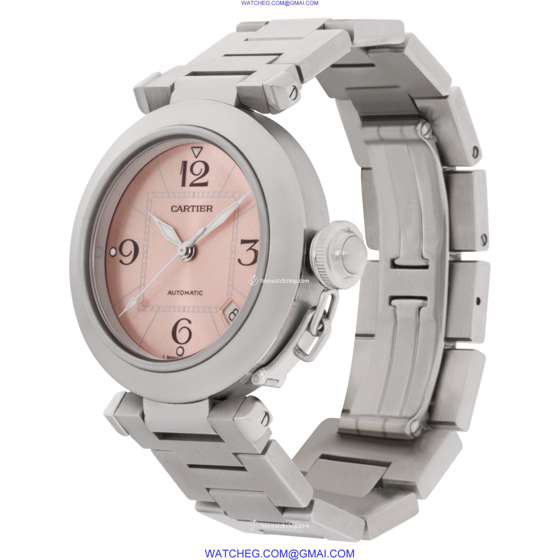 Cartier w31074M7 Pasha C Automatic Female Stainless Steel 3