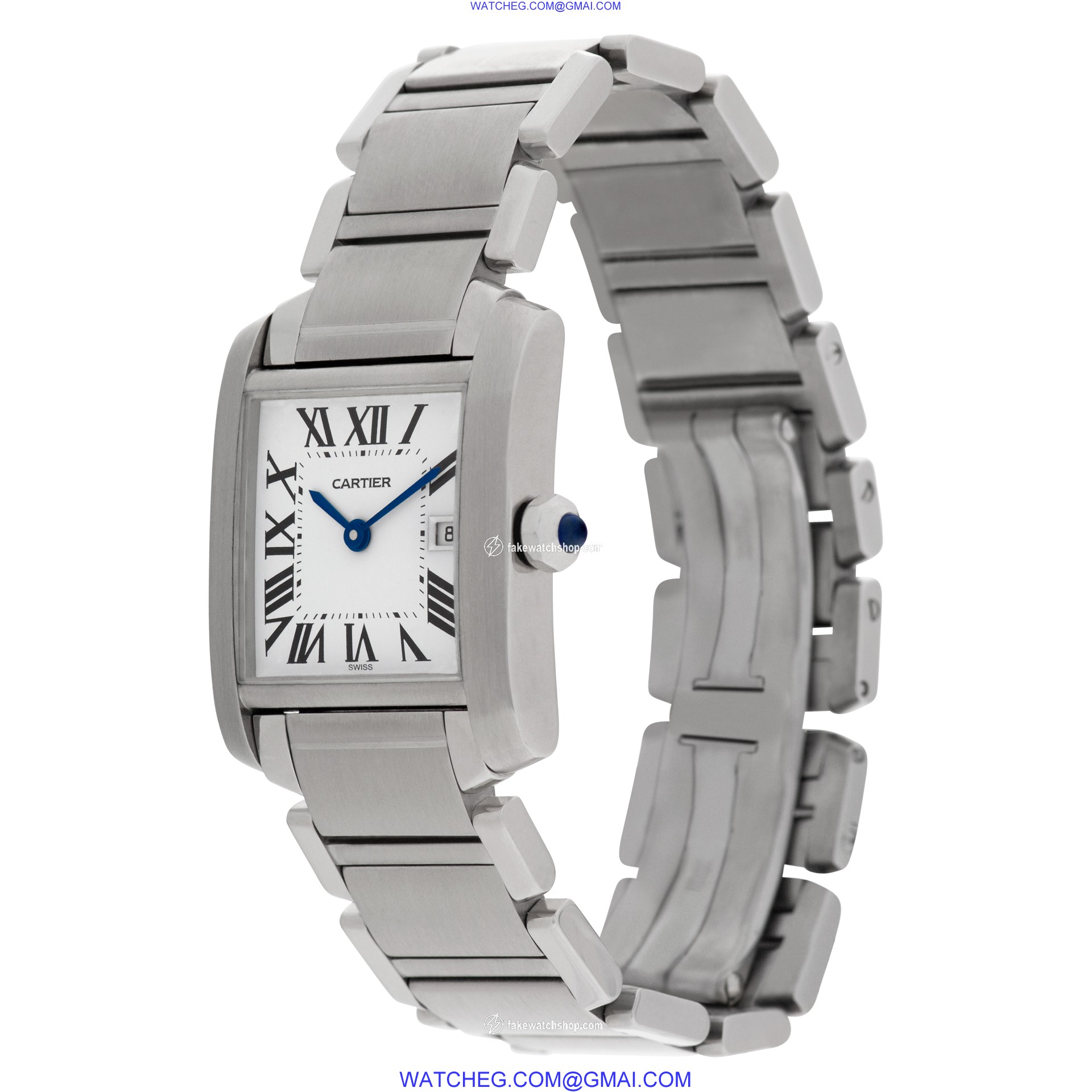 Cartier W51011Q3 Tank Francaise Quartz Female Stainless Steel 3