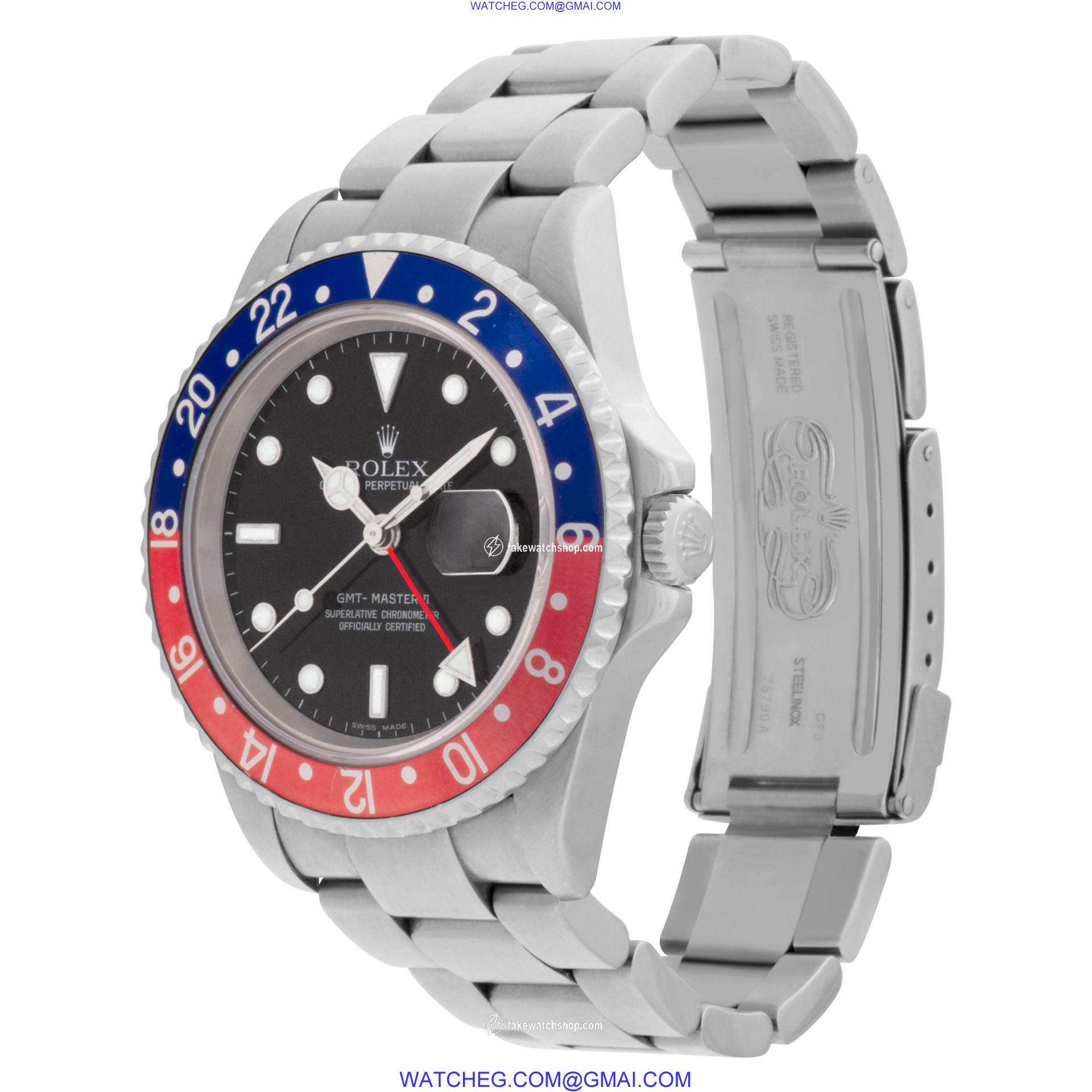 Rolex 16710 GMT Master II Pepsi Automatic Male Stainless Steel 3