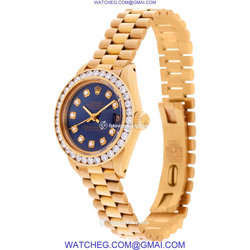 Rolex 6927 Datejust Automatic Female 18k yellow gold 3