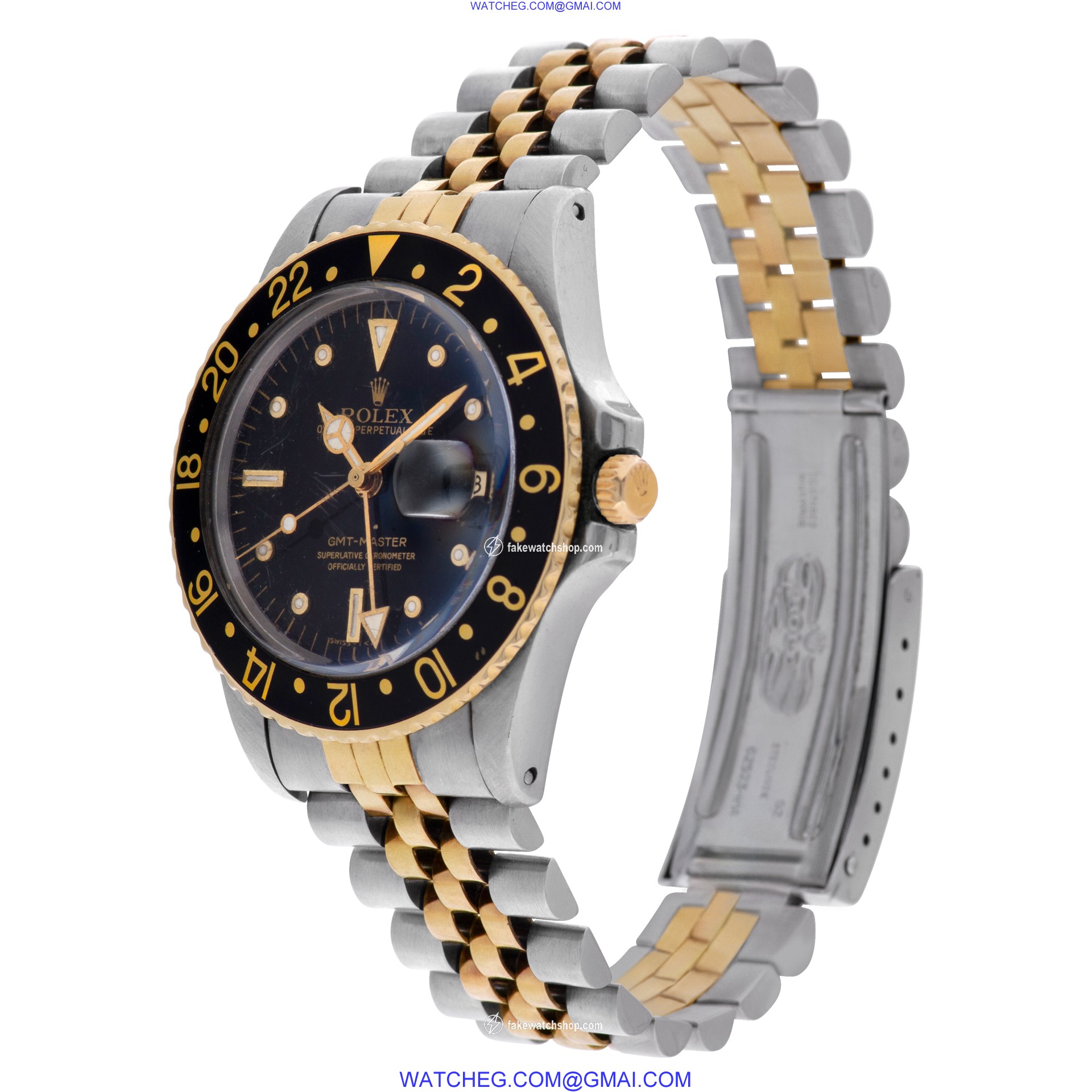 Rolex 16753 GMT-Master Automatic Male 18k gold & Stainless Steel 3