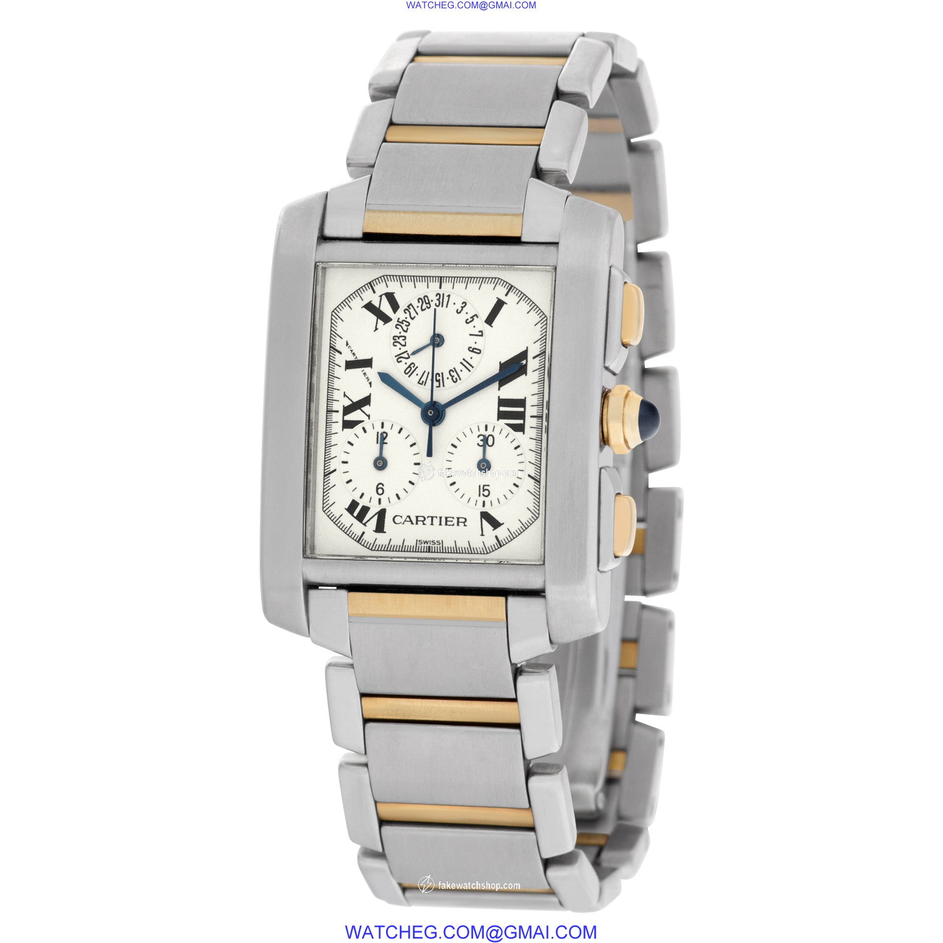 Cartier W51004Q4 Tank Francaise Quartz Unisex Stainless Steel 3
