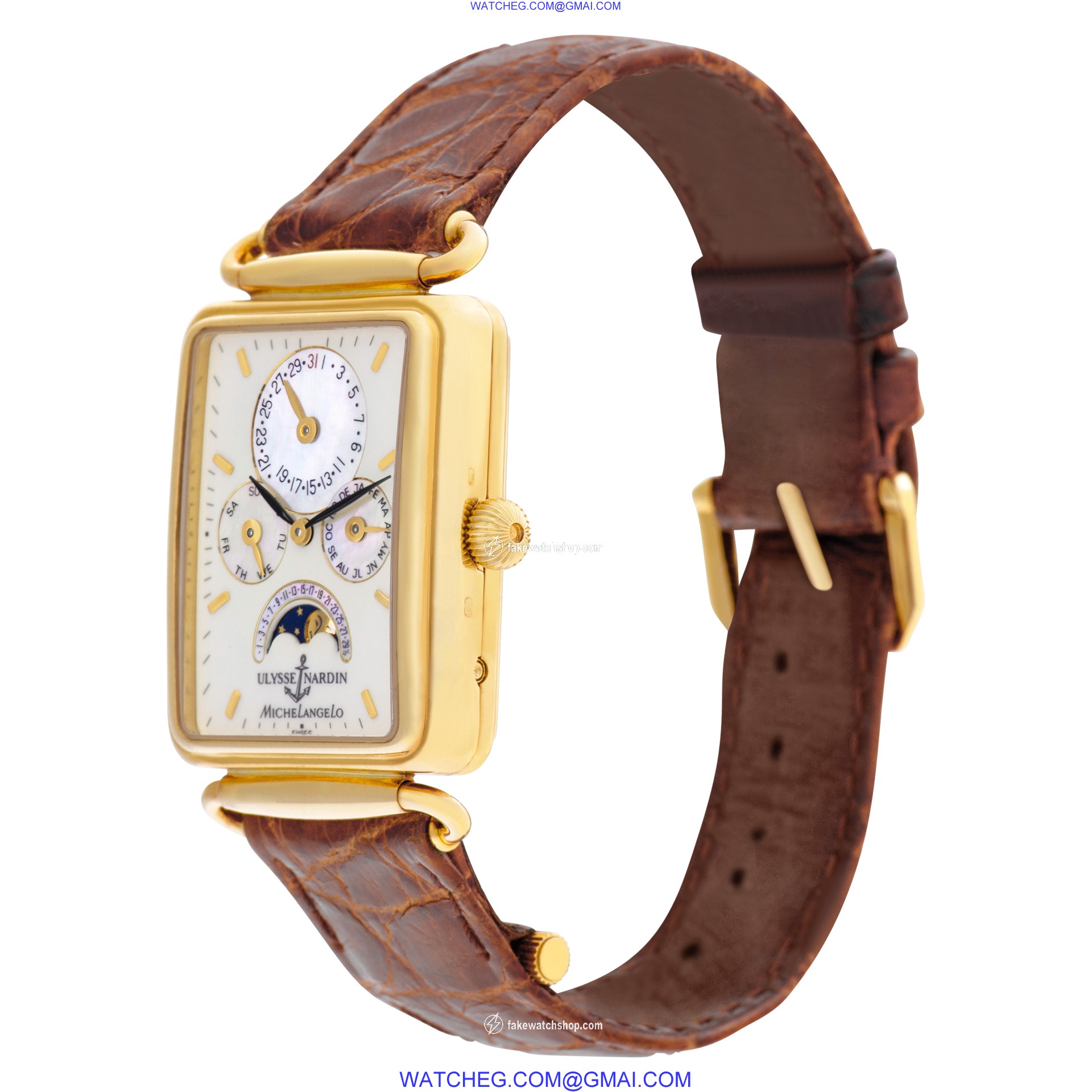 Ulysse Nardin 161.42 Michelango Automatic Male 18k yellow gold 3