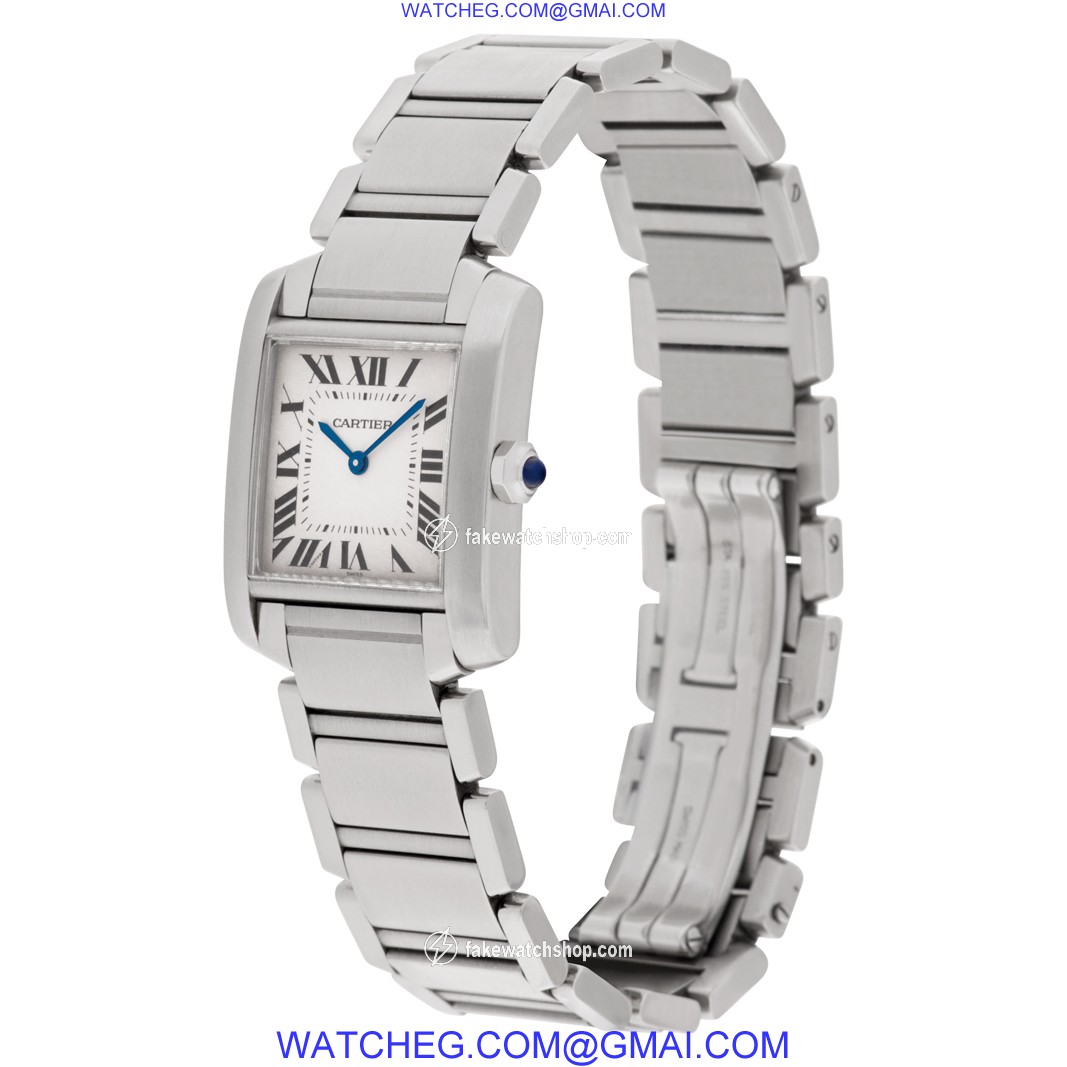 Cartier WSTA0005 Tank Francaise Quartz Female Stainless Steel 3