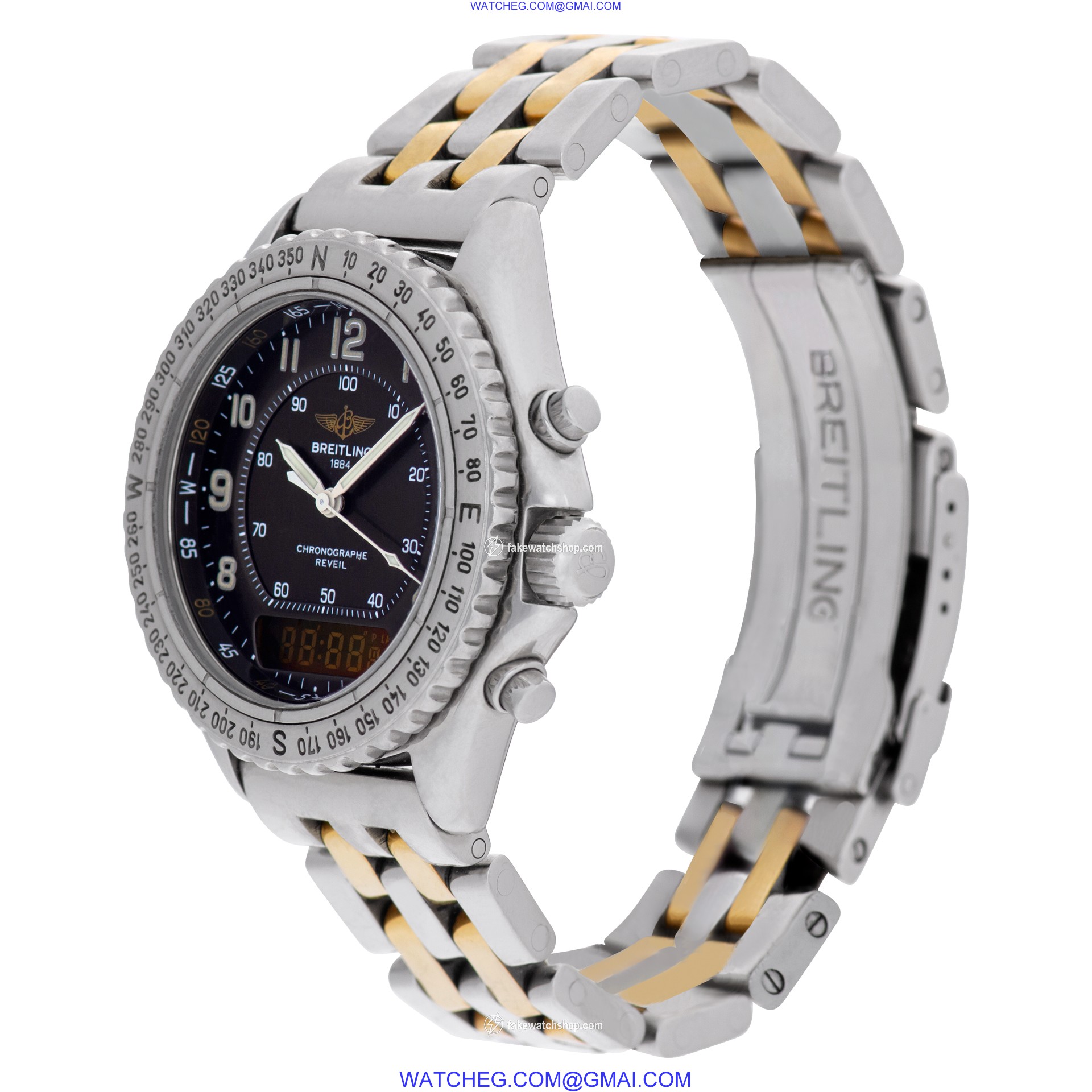 Breitling A51035 Reveil Quartz Male Stainless Steel 3