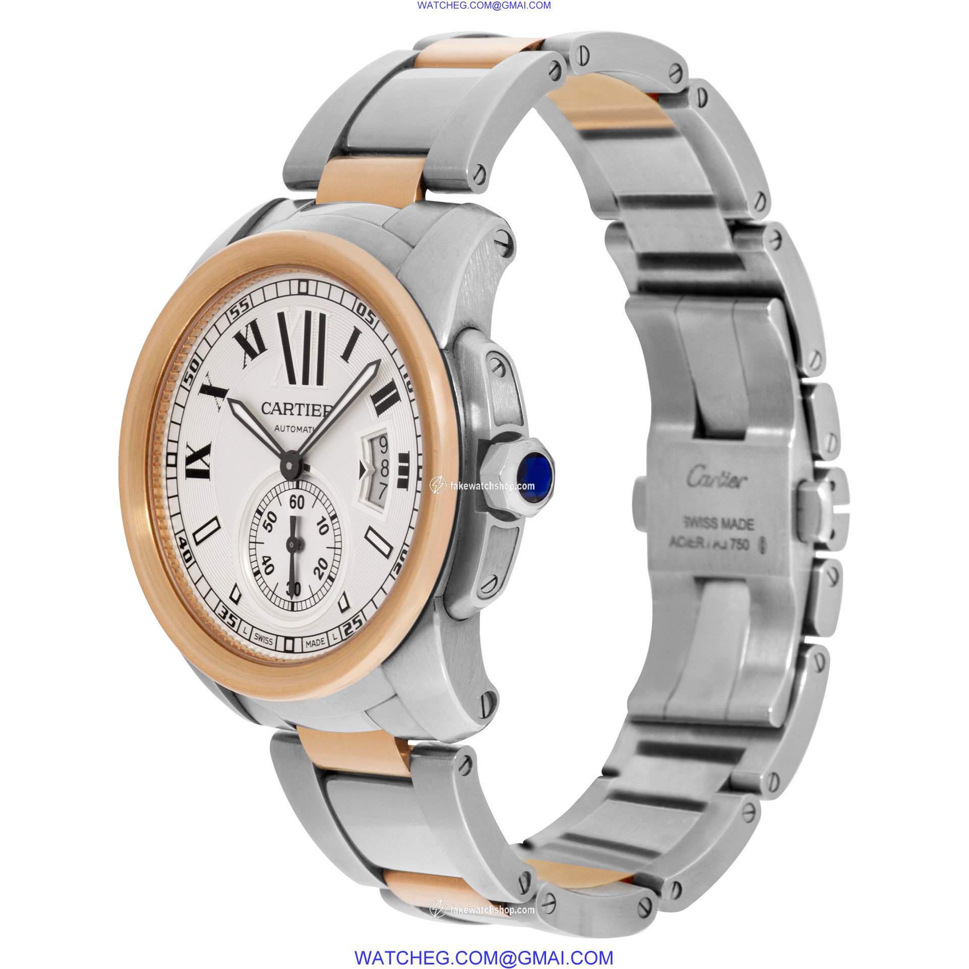 Cartier W7100036 Calibre Automatic Male Stainless Steel 3